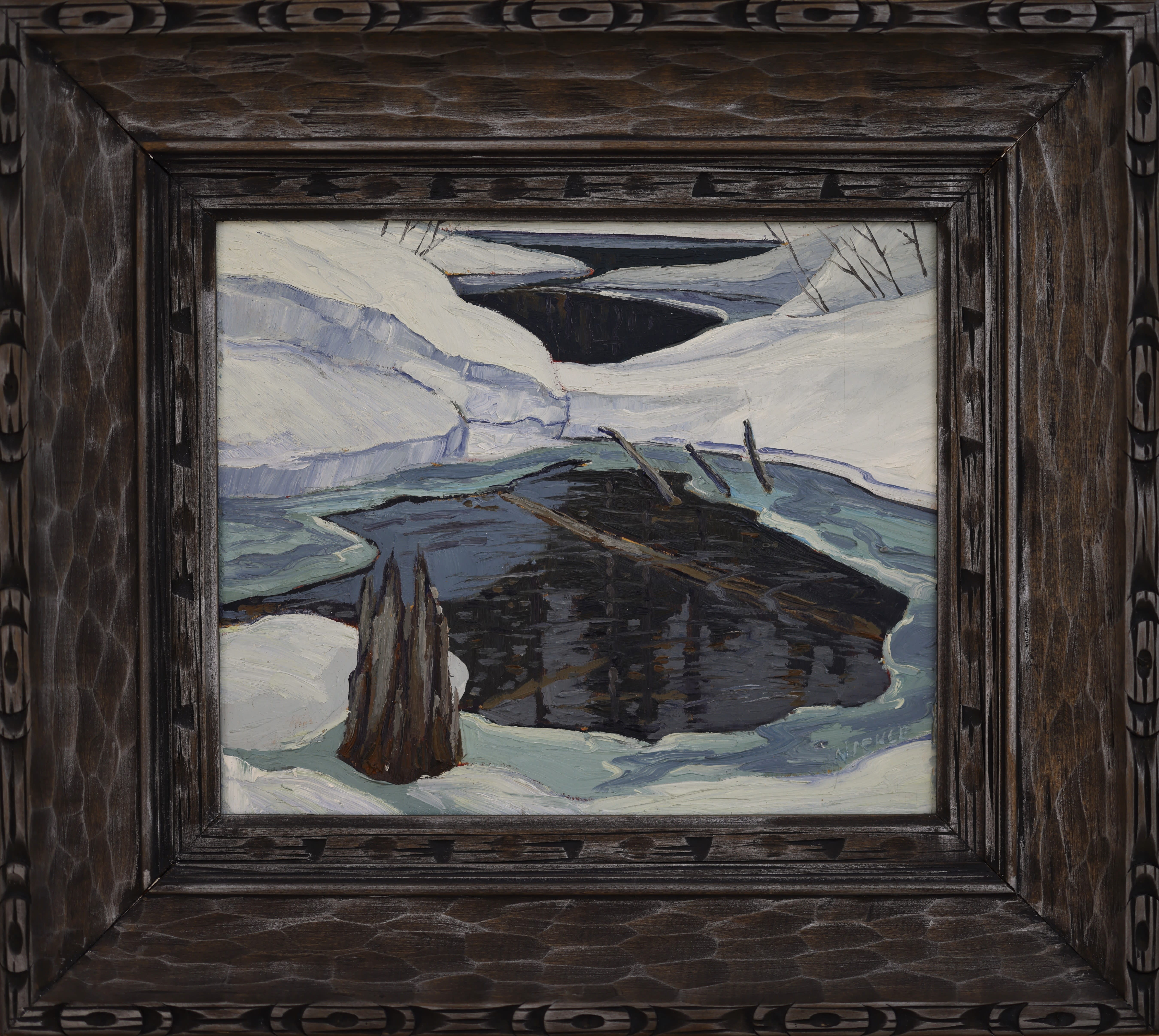 Lawrence Nickle; Detail, Crozier Swamp, Algoma
