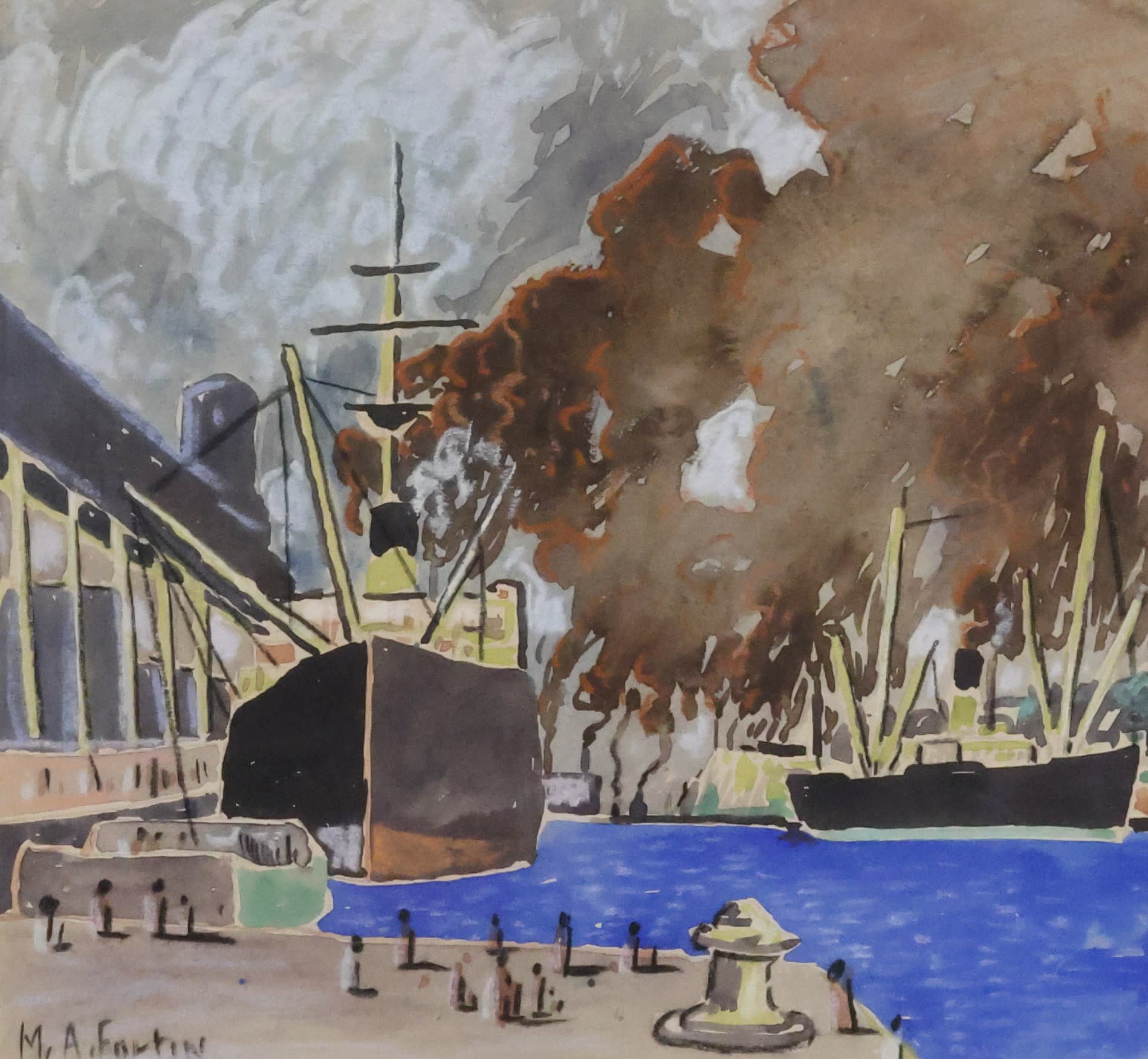 Marc Aurèle Fortin; Port de Montreal