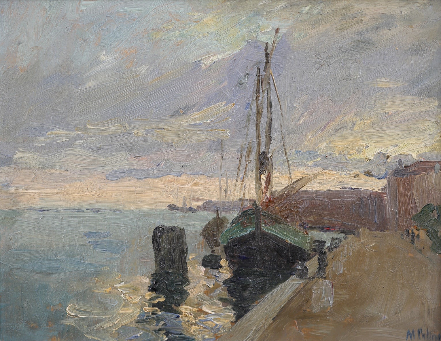 Maurice Cullen; Harbour Scene