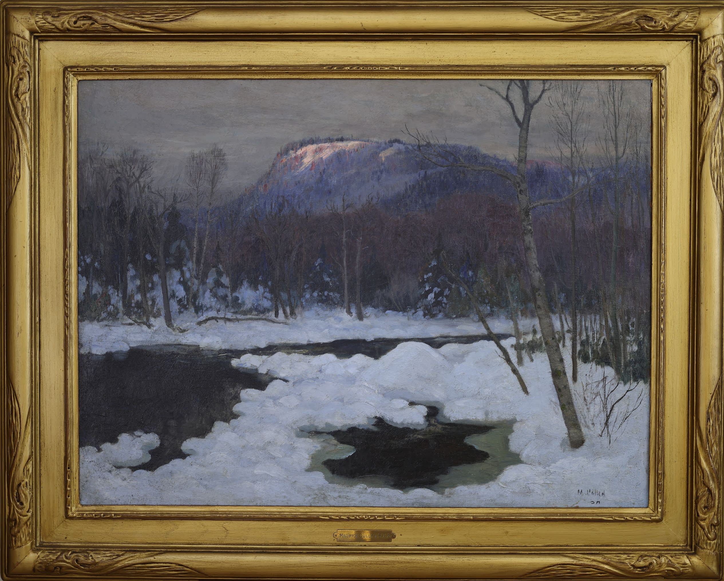 Maurice Cullen; North Cache River, Lake Tremblant
