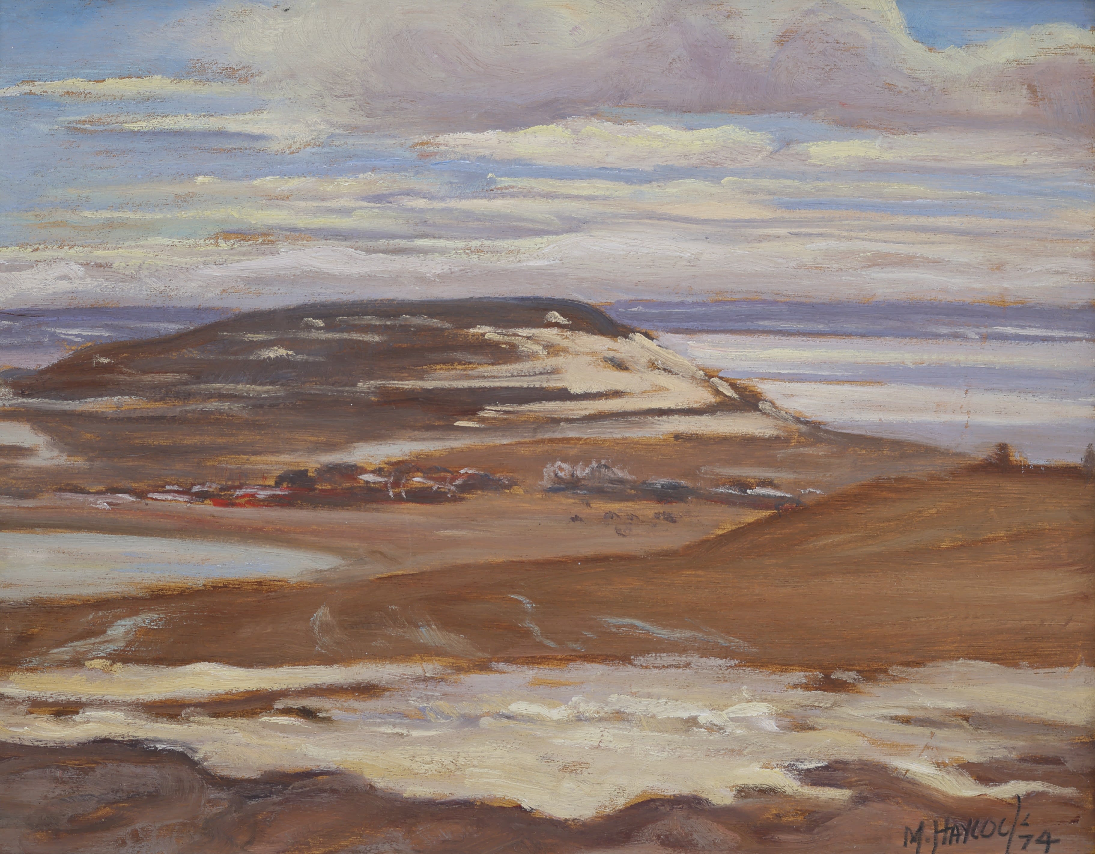Maurice Haycock; Resolute Bay from Hill to North East