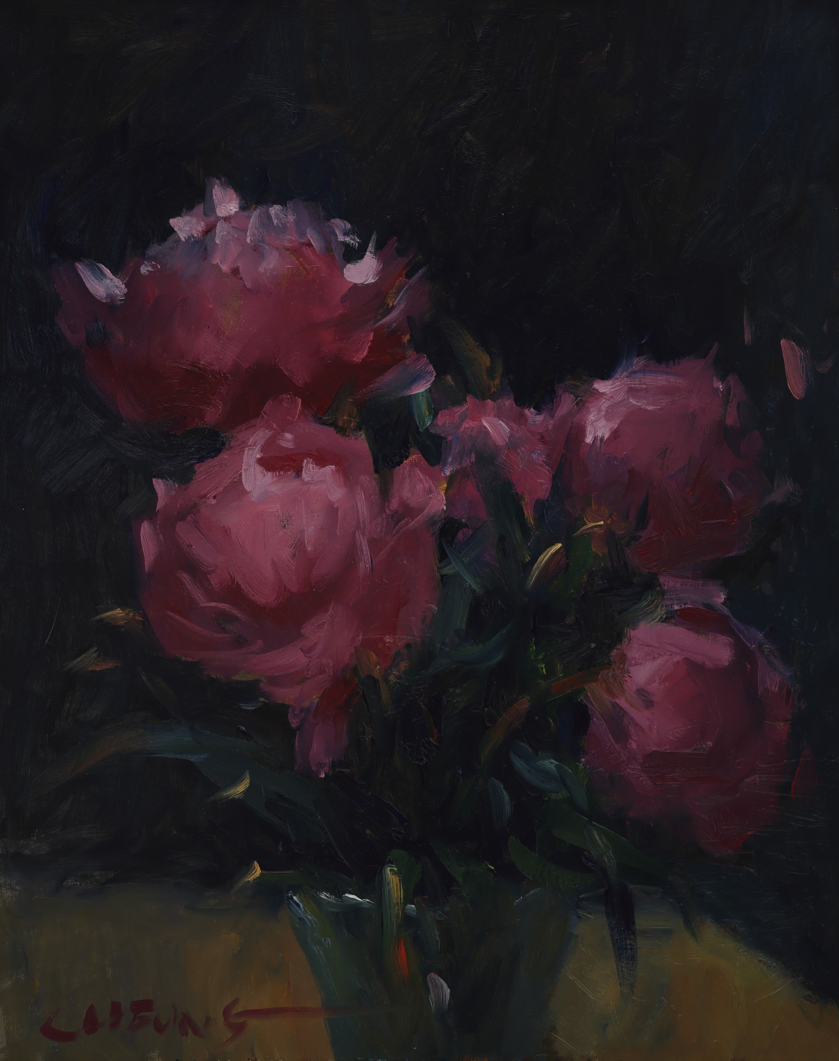 Peter Cheung; Peonies In My Kitchen