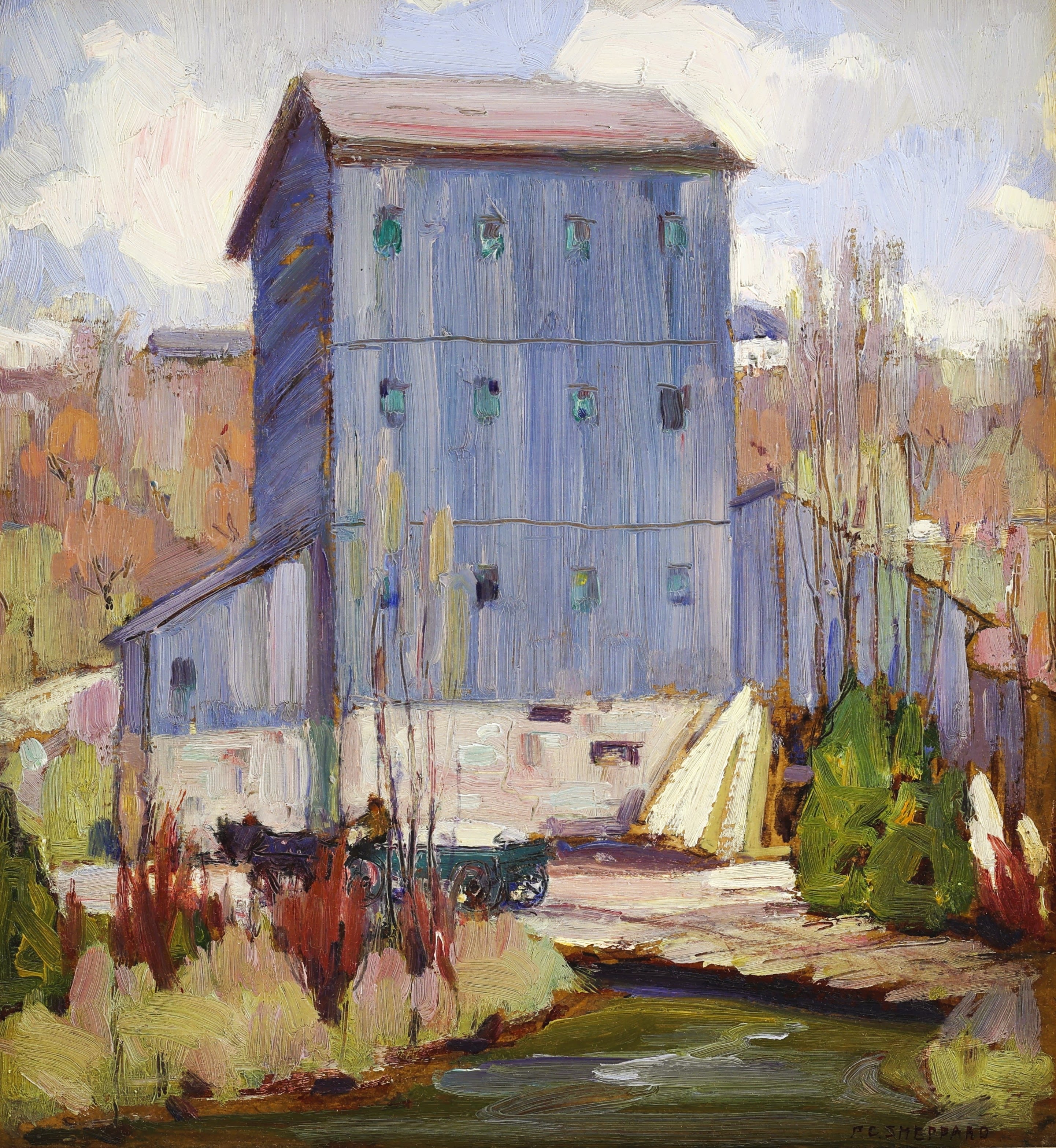 Peter Clapham Sheppard; The Old Mineshaft 