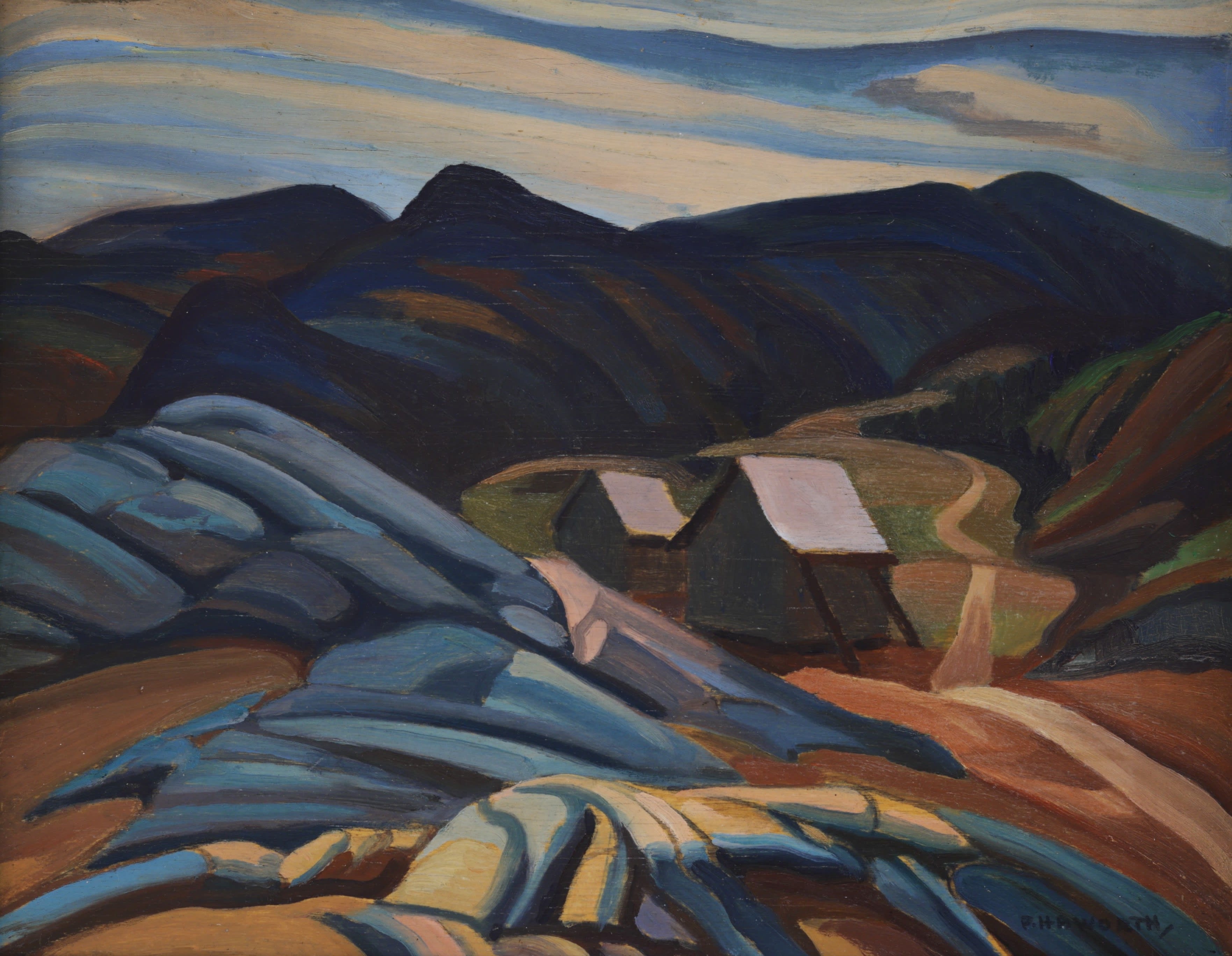 Peter Haworth; Quebec Barn in Laurentian Hills