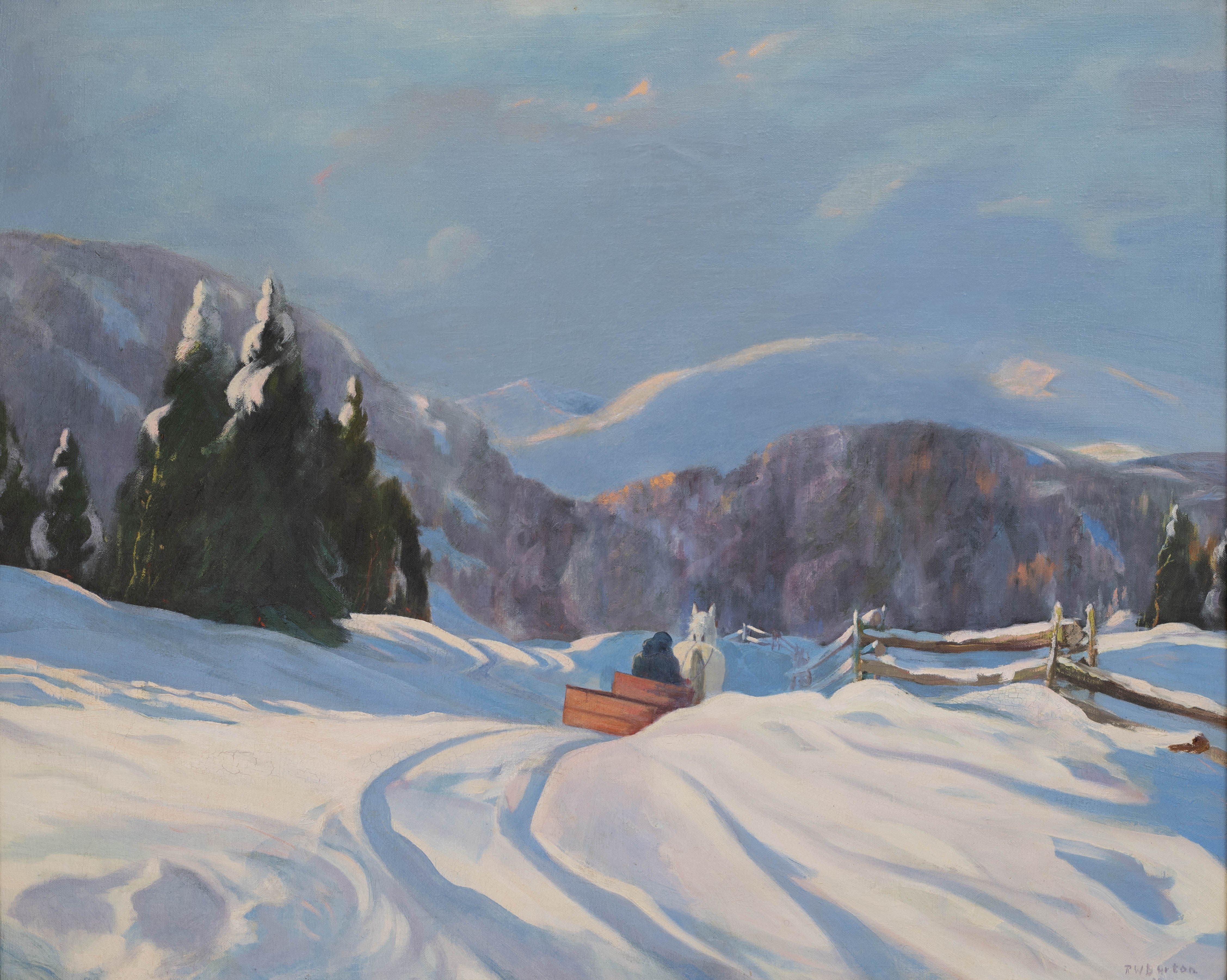 Ralph Burton; Red Sleigh, Winter