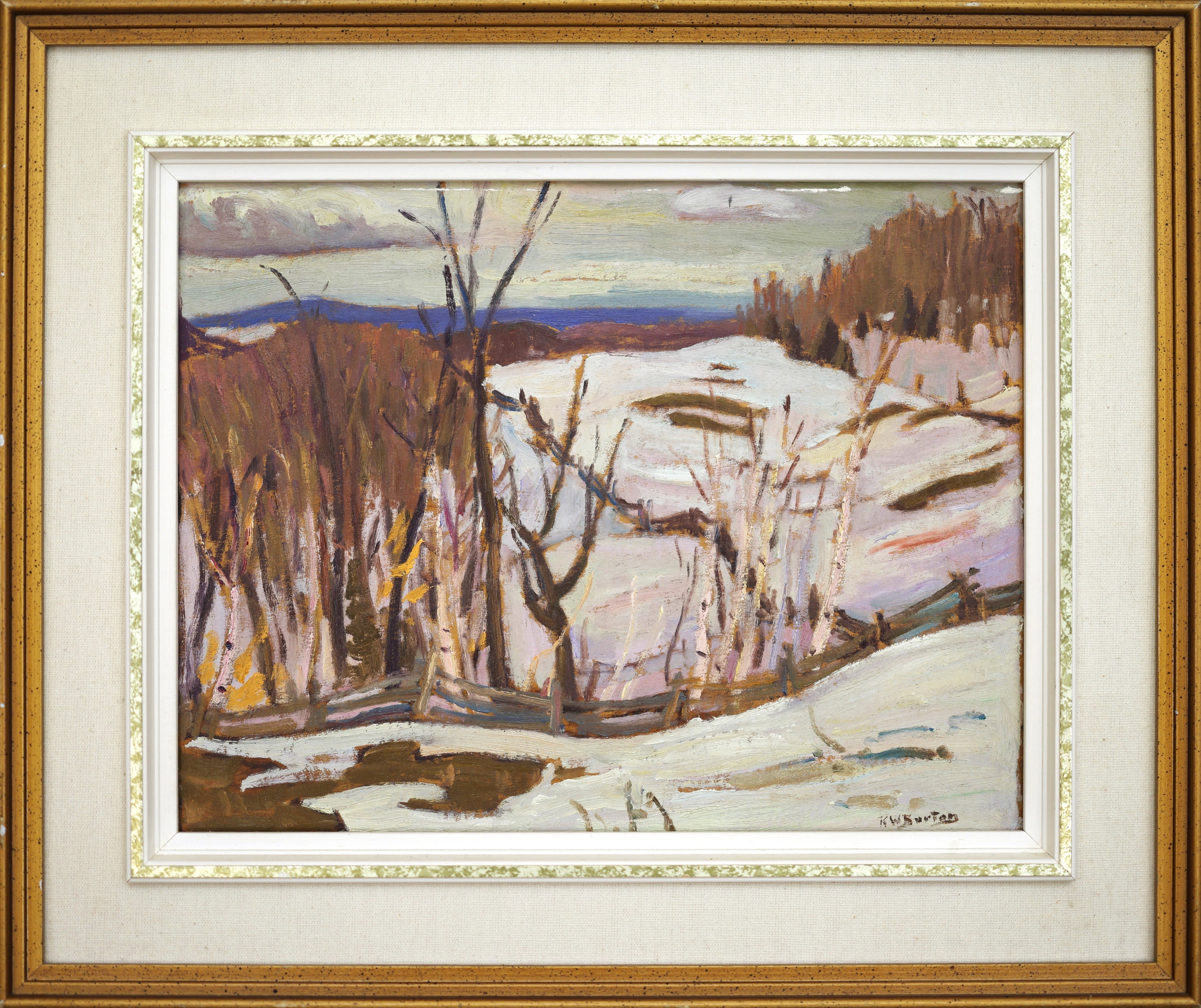 Ralph Burton; Spring Near Ripon, Quebec