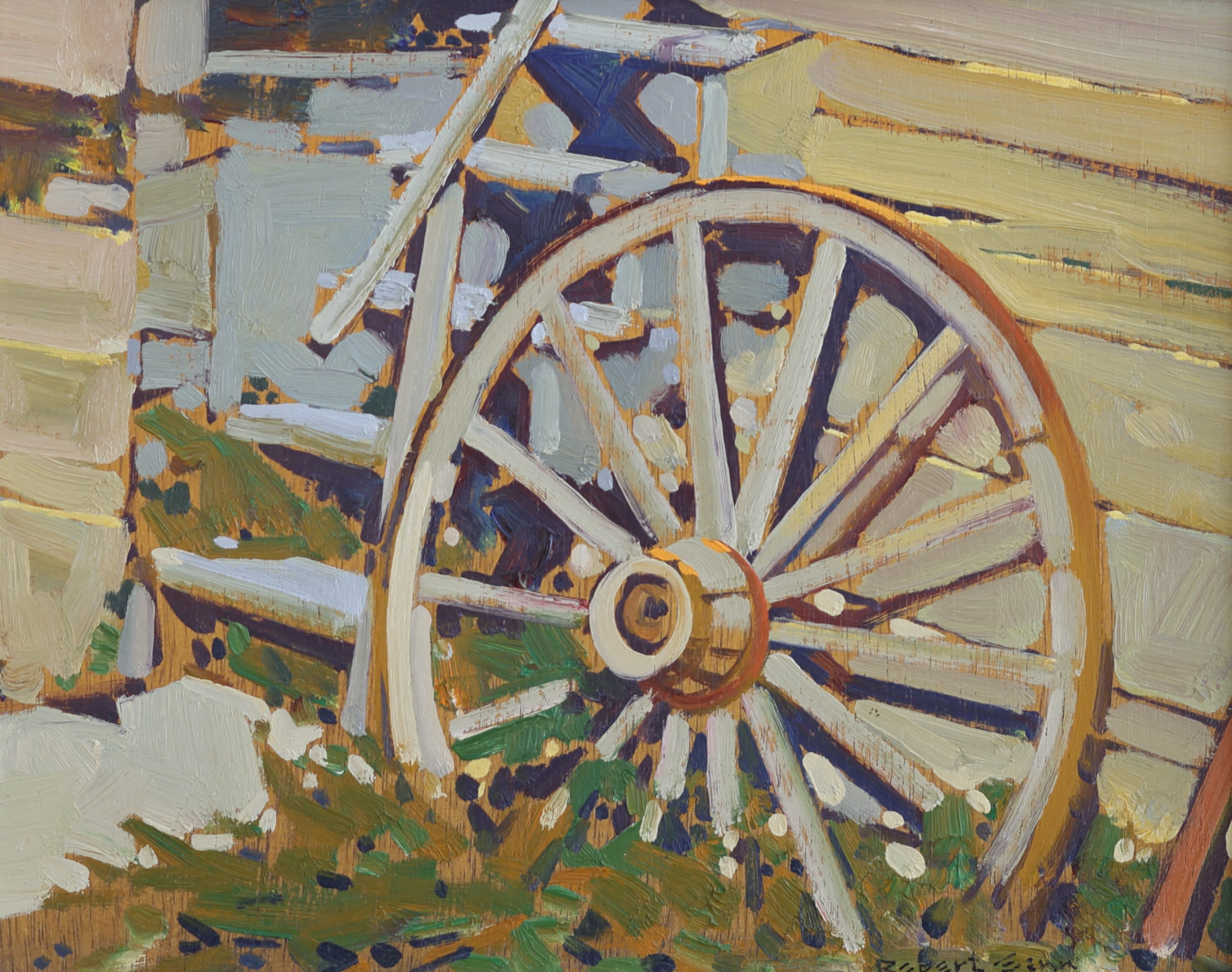 Robert Genn; Wheel at Father Pandosy Mission