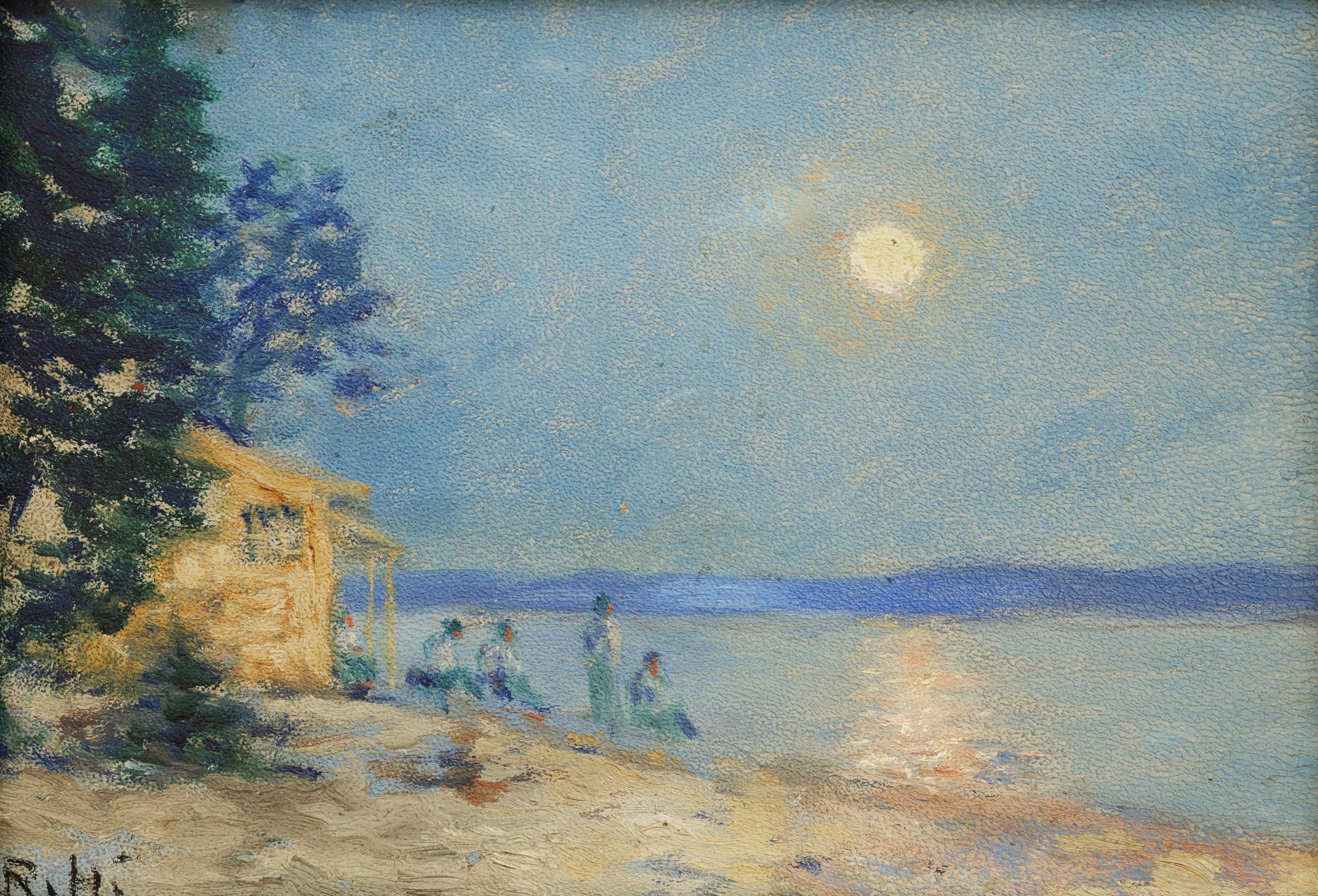 Robert Harris; The Camp on Andrew's Island, Mahone Bay, NS