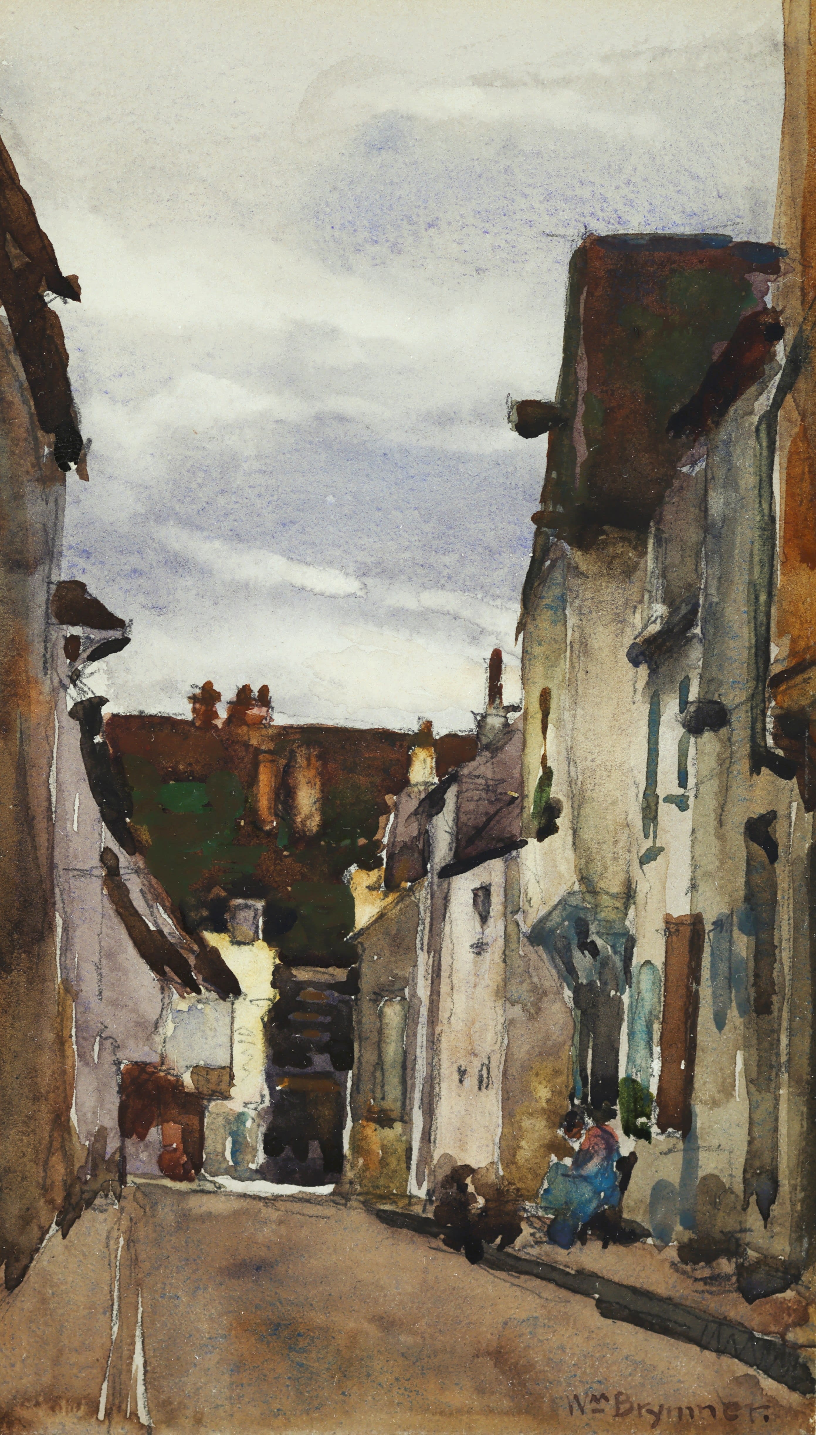 William Brymner; Village Street, France