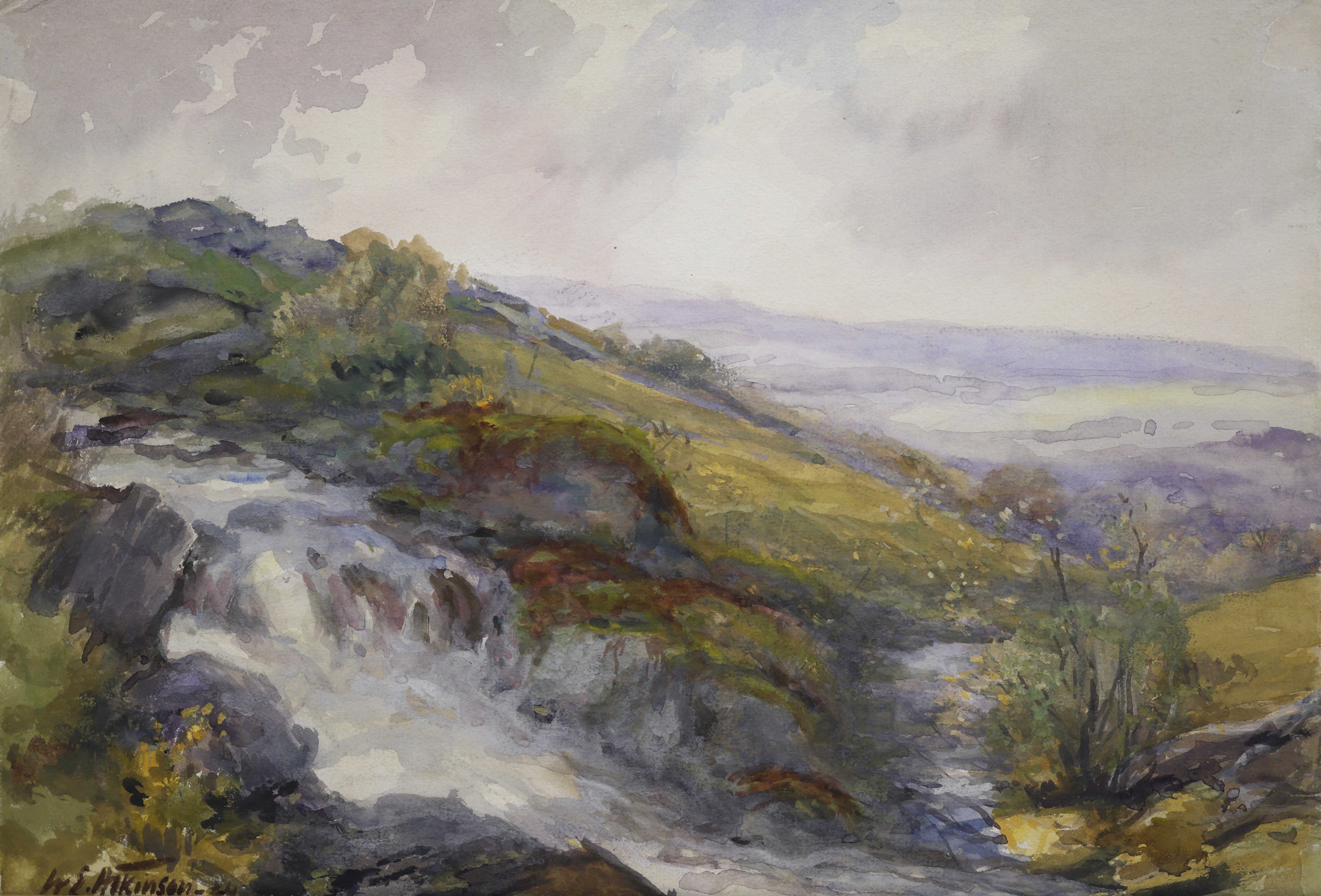 William Edwin Atkinson; In the Coombe-Peter Tavy, Dartmoor, Devon