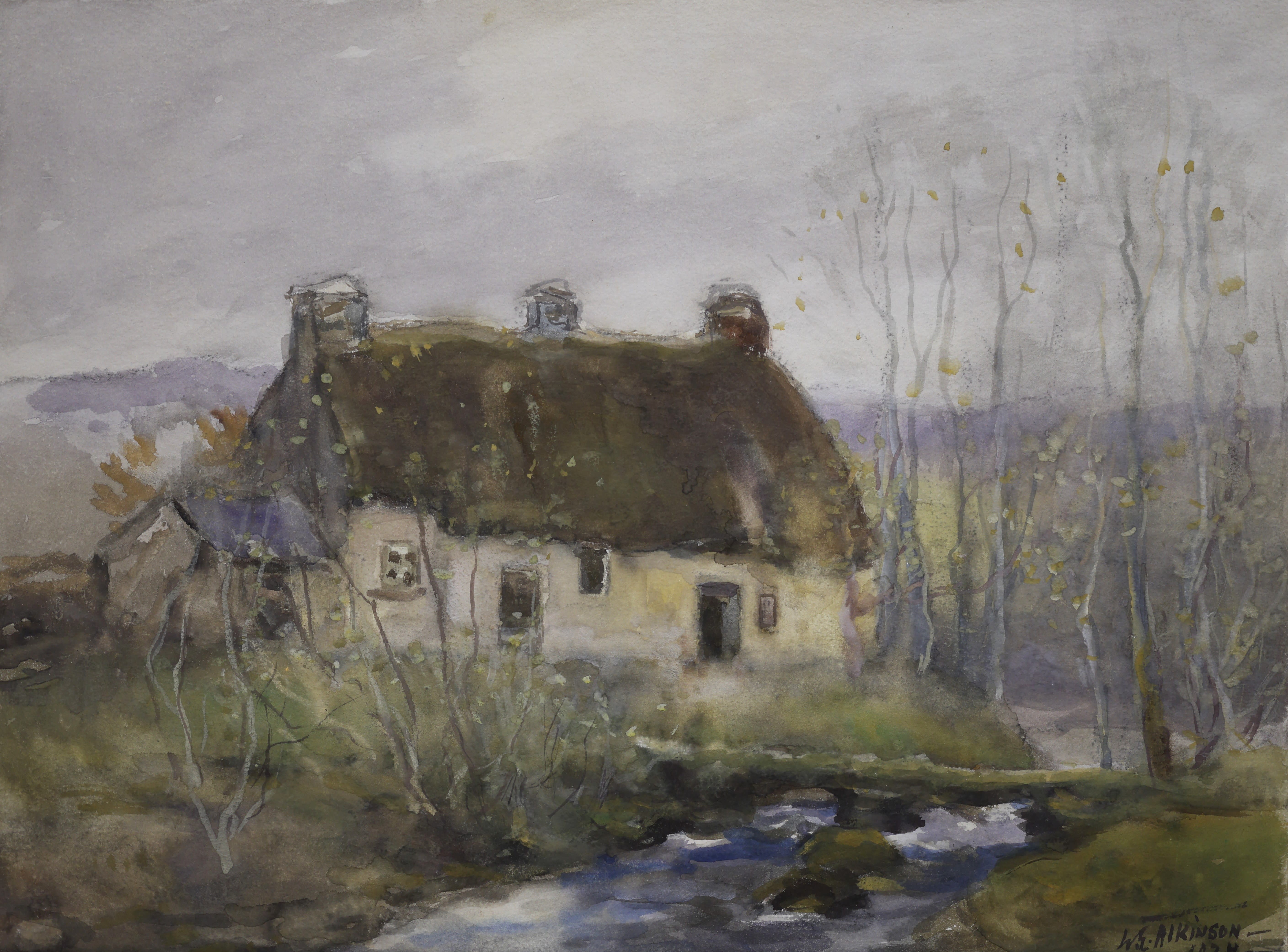 William Edwin Atkinson; Old Cottage Near Oakhampton