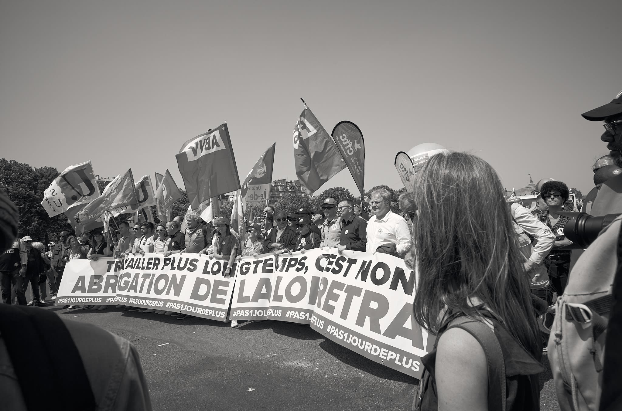 La manifestation contre la réforme des retraites à Paris