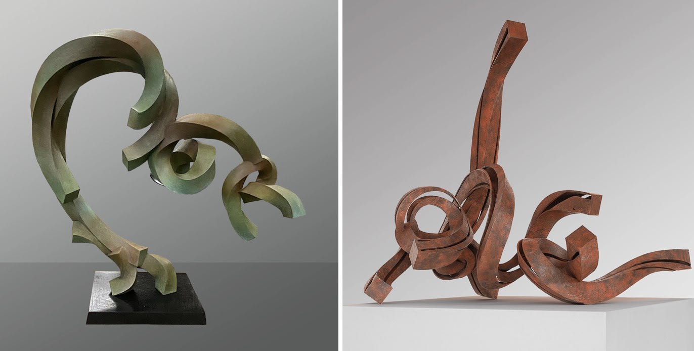 Artist Bruce Beasley Aeolis Sculpture Series