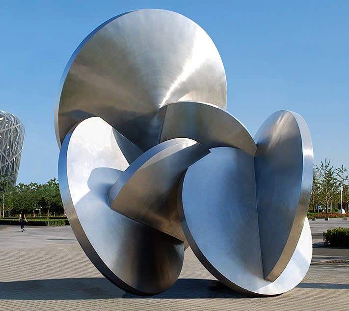 Artist Bruce Beasley Gathering of the Moons in Beijing Olympic Park