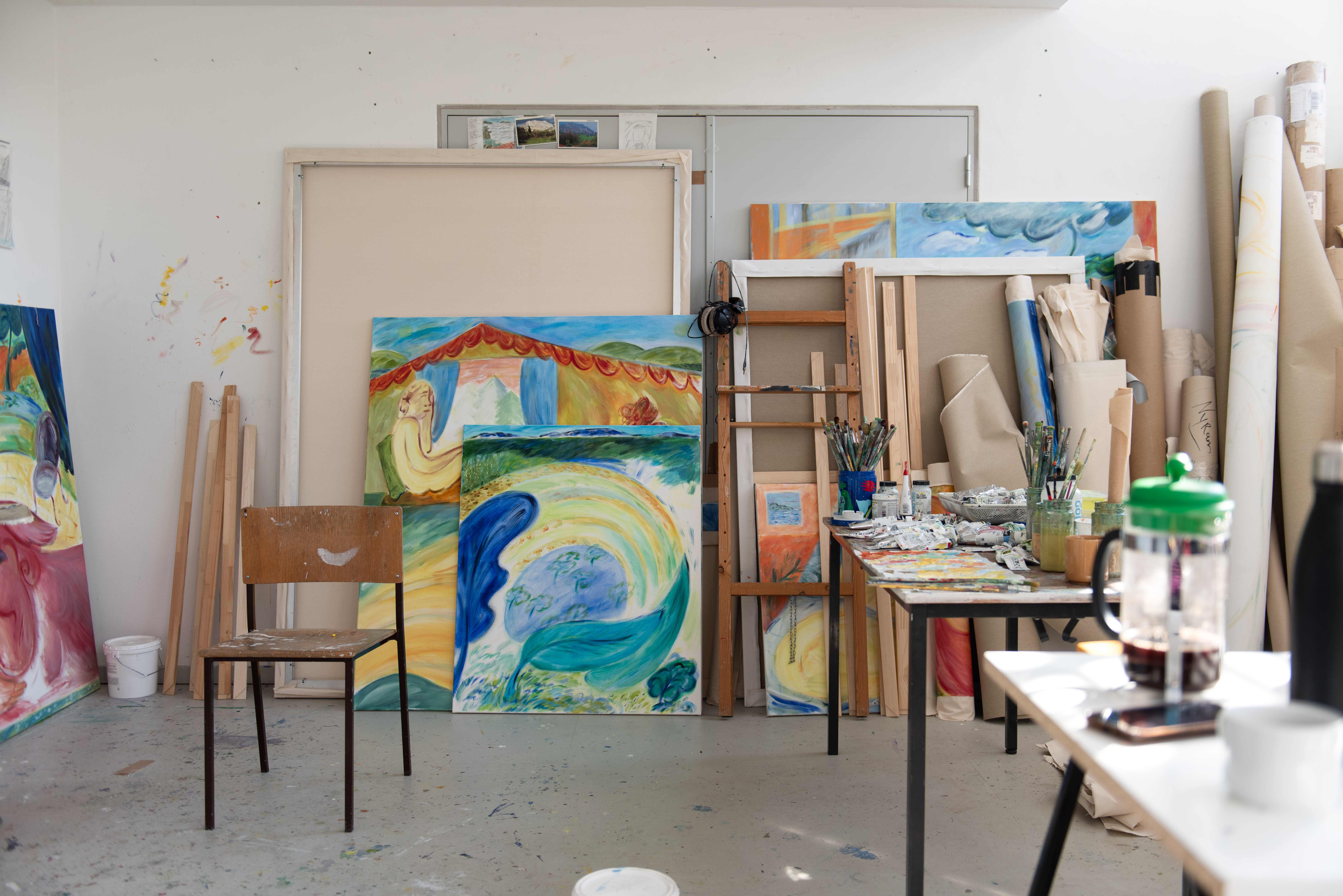 Coline Marotta, Brigade Gallery, Studio view, Photos by Benedikte Kjærulff