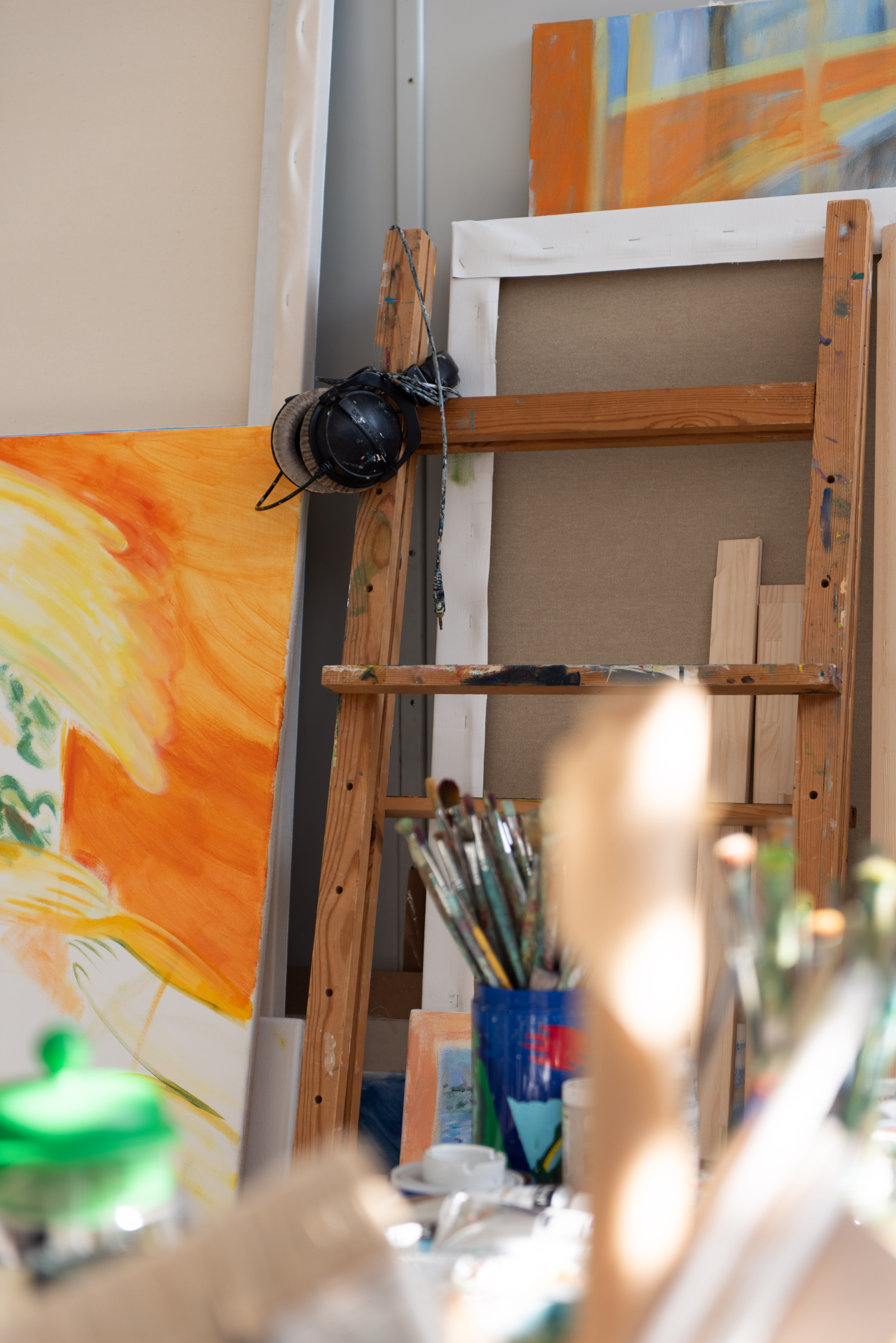 Coline Marotta, Brigade Gallery, Studio view, Photos by Benedikte Kjærulff
