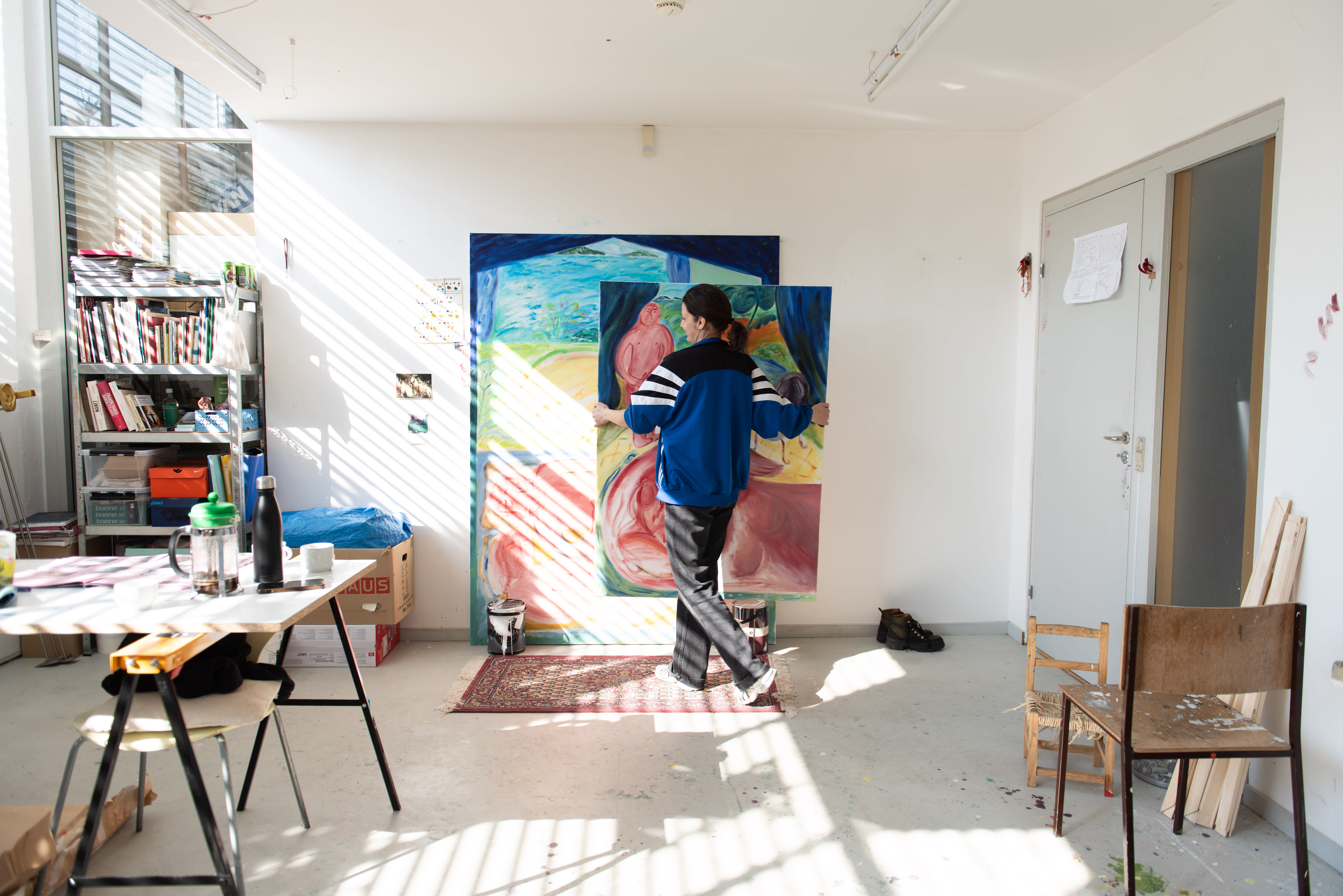 Coline Marotta, Brigade Gallery, Studio view, Photos by Benedikte Kjærulff