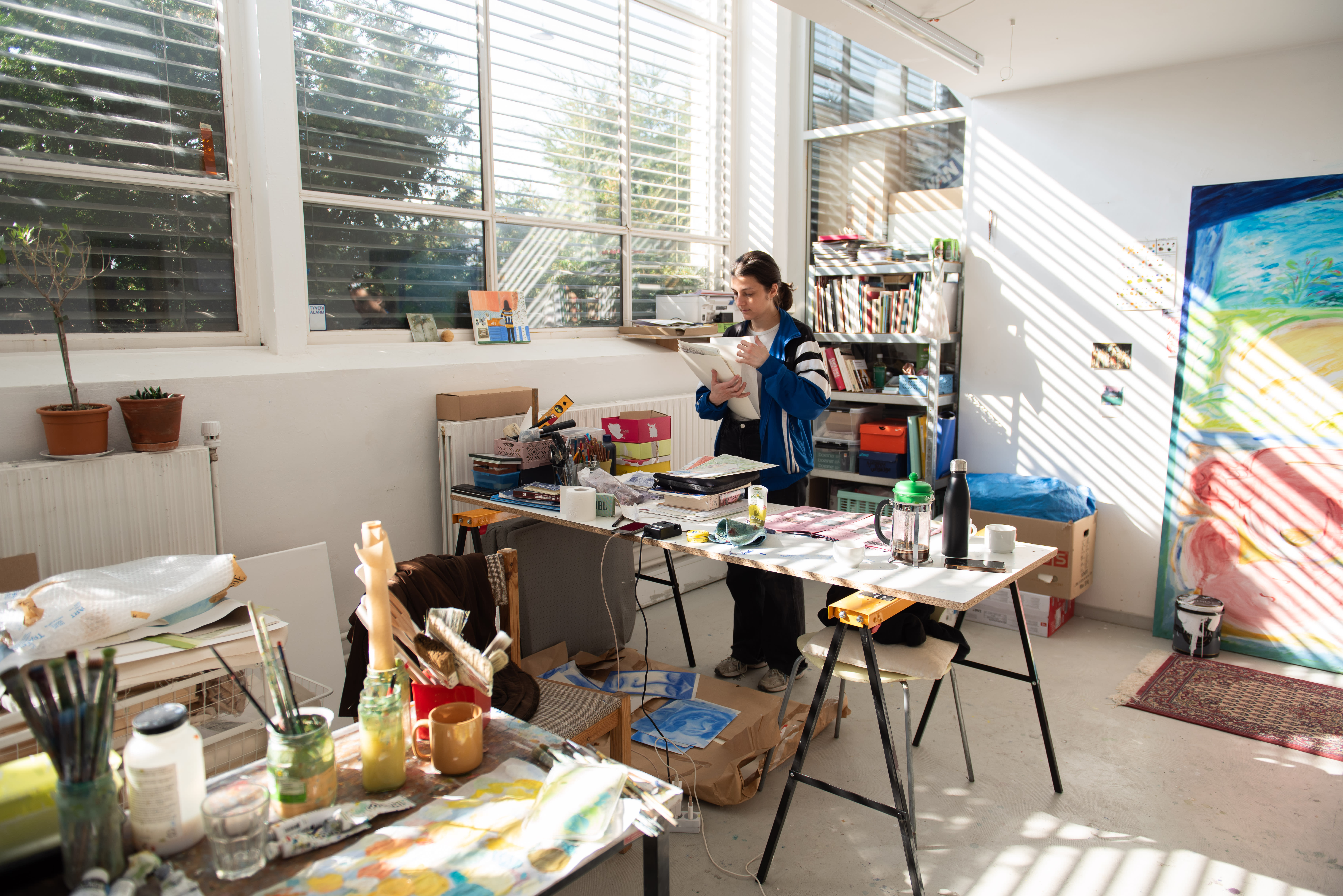 Coline Marotta, Brigade Gallery, Studio view, Photos by Benedikte Kjærulff