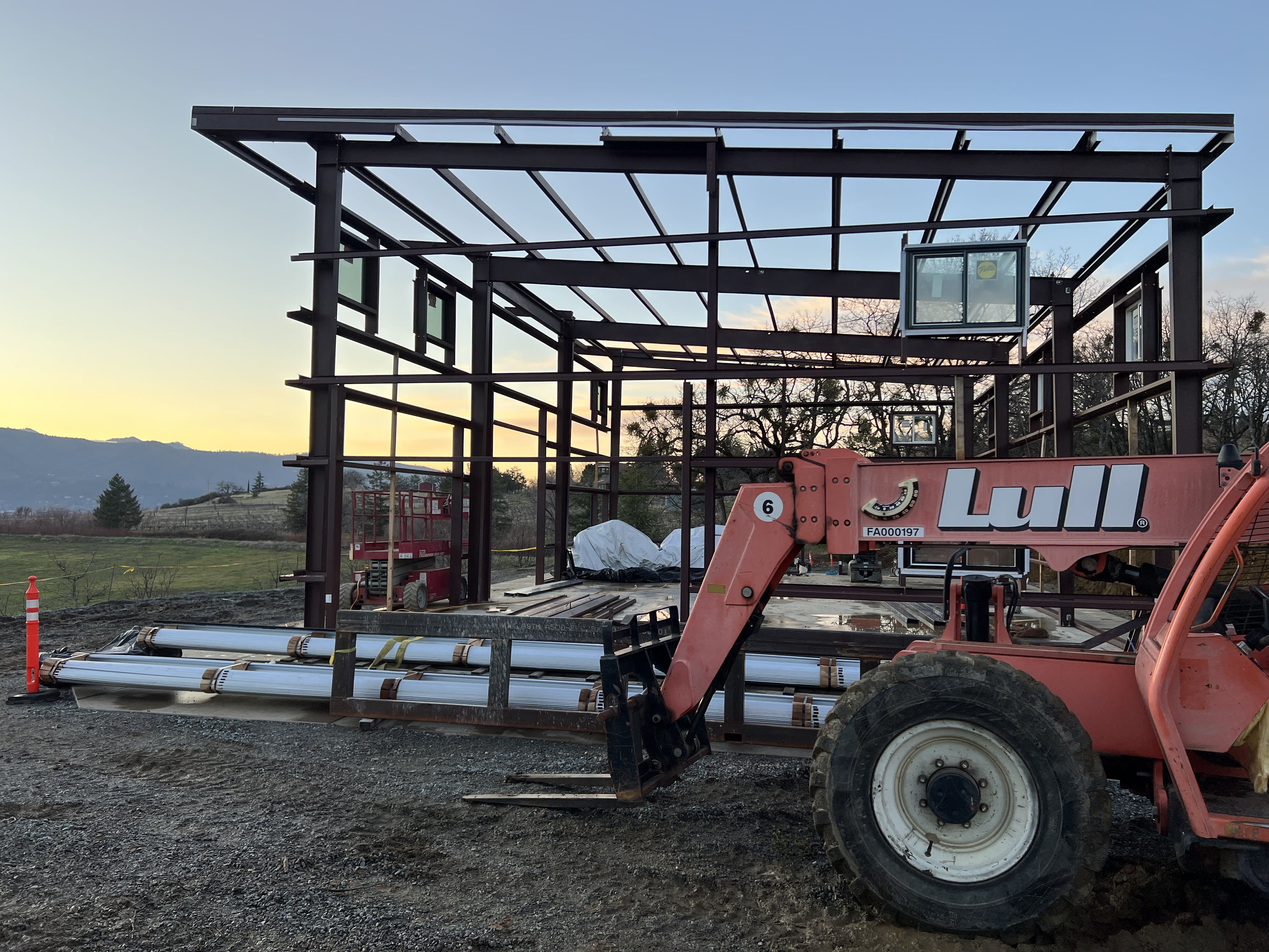Kenneth Brown Construction Red Iron building construction