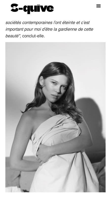 S-quive Léa Seydoux