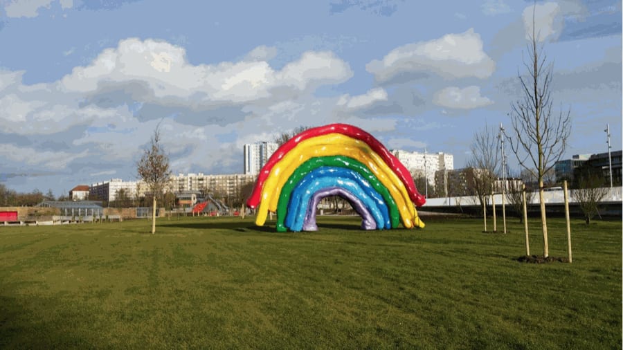 Philippe Berry sculpture Arc en ciel - 2