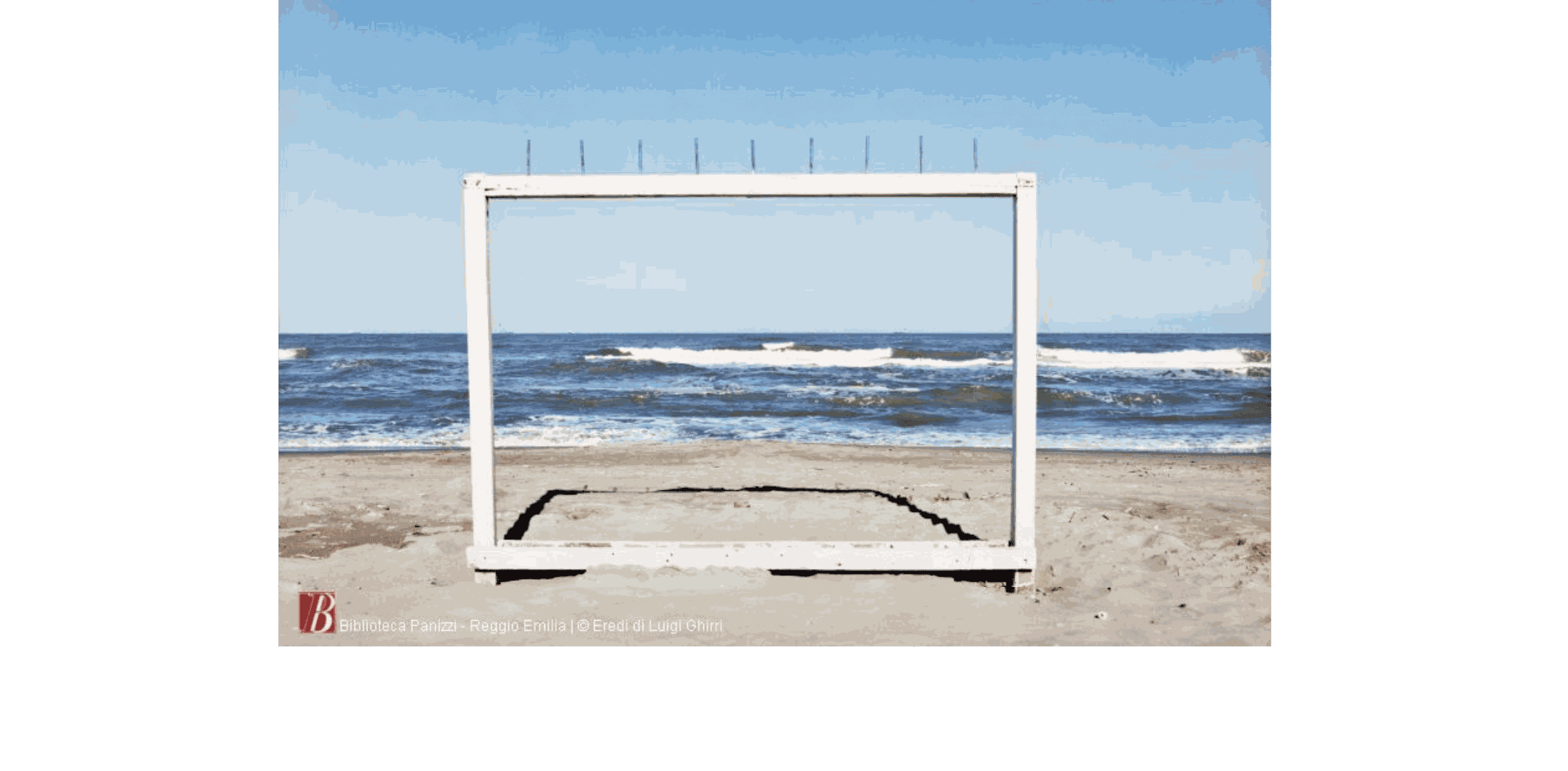 Marina di Ravenna, 1986, Luigi Ghirri (Photograph) Arrigo Ghi (Stampatore), Esposizione: Vista con camera : 200 fotografie in Emilia Romagna (Esposizione), [1986], 1986, Ghirri, Luigi. Marina di Ravenna, 1986 / Luigi Ghirri. - [1986] (Modena: Arrigo Ghi, 1992). - 1 fotografia : positivo a colori cromogenico ; 334x470 mm. - (Esposizione: Vista con camera : 200 fotografie in Emilia Romagna), Signature: 94707.