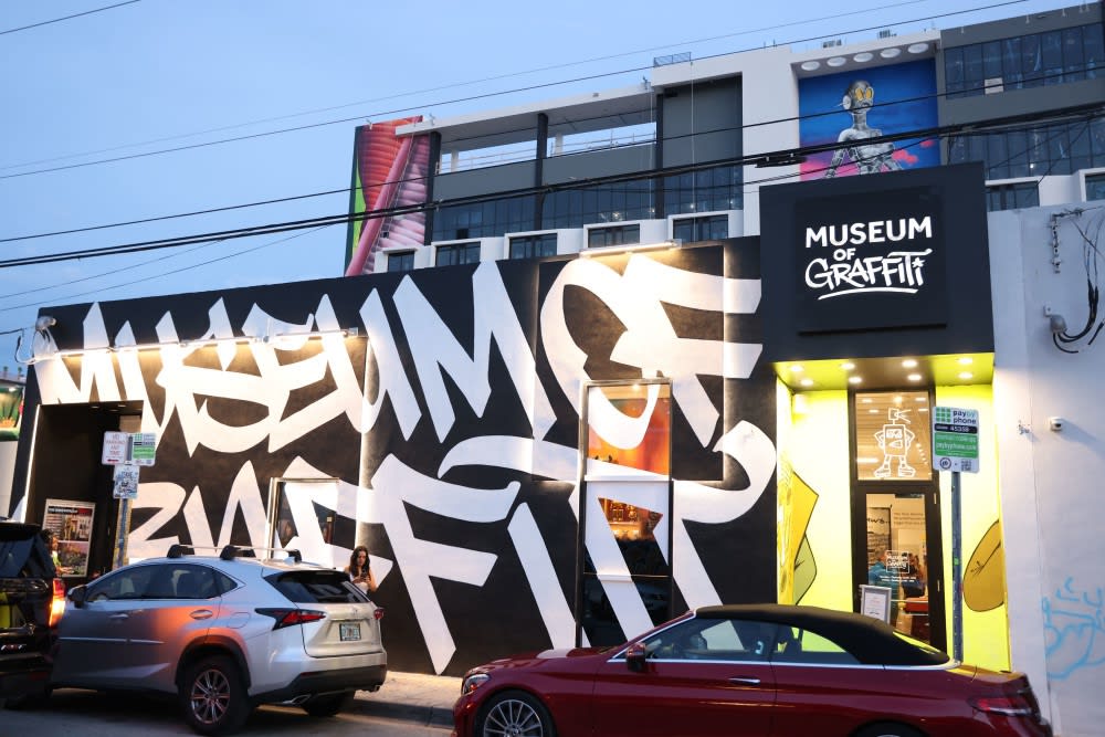 Entrance to the Miami Museum of Graffiti.