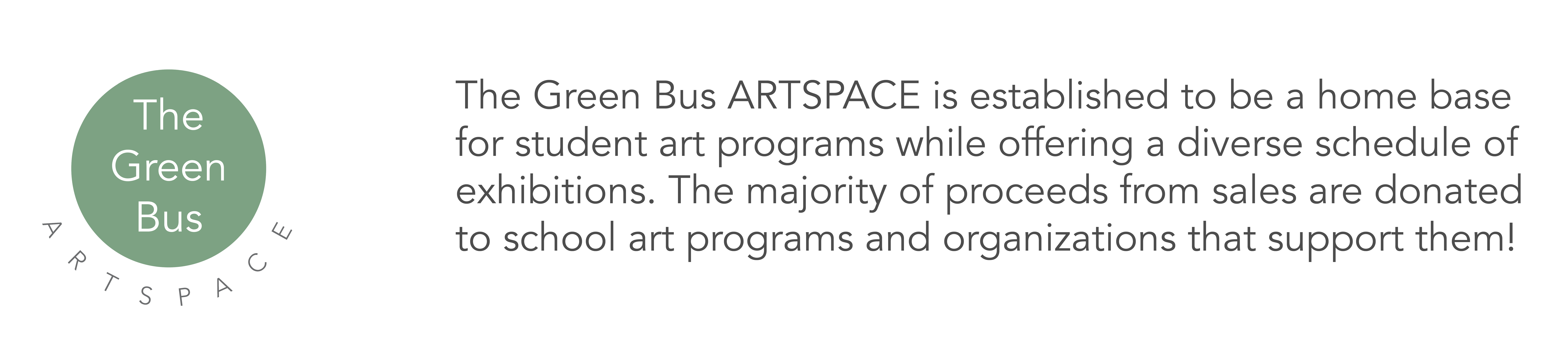 The Green Bus ARTSPACE company logo