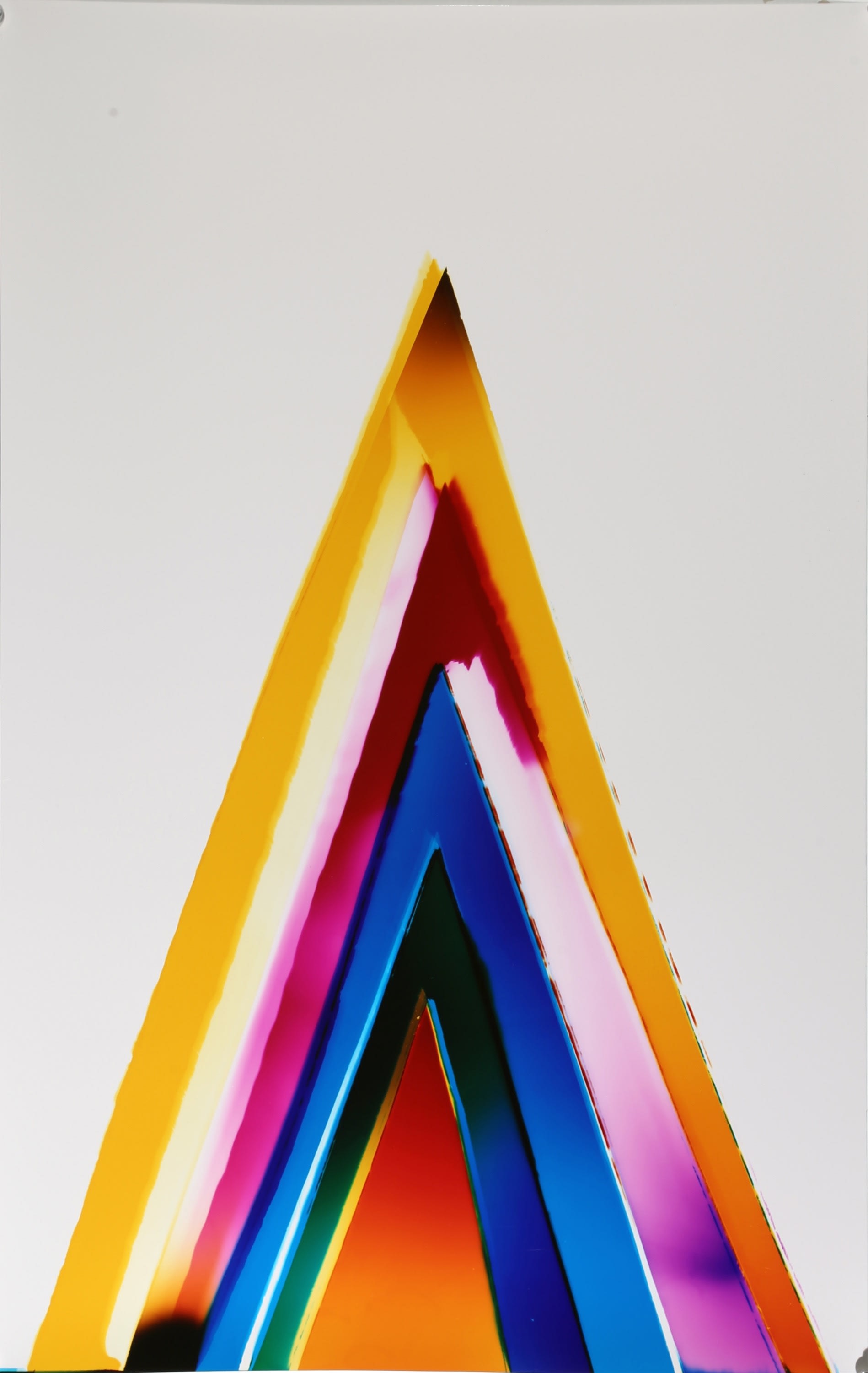 LIZ triangle letter logo design with triangle shape. LIZ triangle