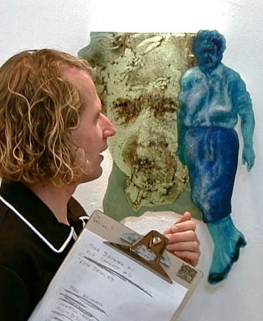 Catharine Newell’s “Blue Woman” was awarded Honorable Mention in 2001. 