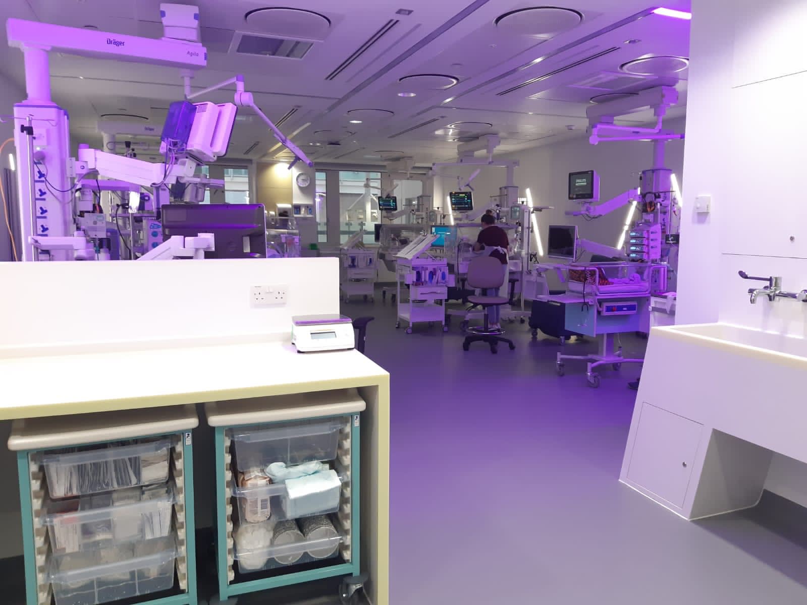 Neonatal Intensive Care Unit (NICU) at Chelsea and Westminster Hospital in London
