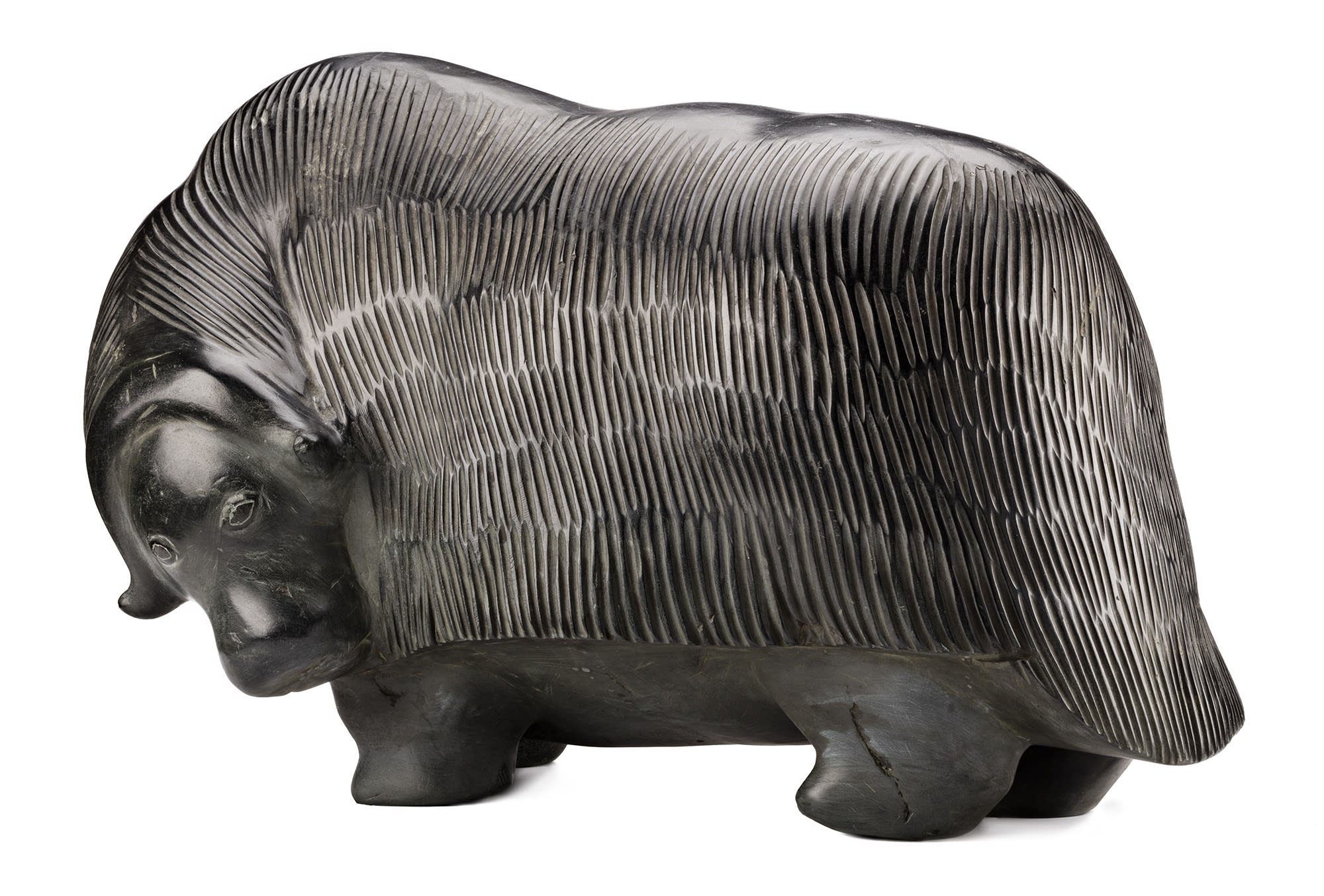 LOT 37 BARNABUS ARNASUNGAAQ (1924-2017) QAMANI'TUAQ (BAKER LAKE)  Muskox, 1973