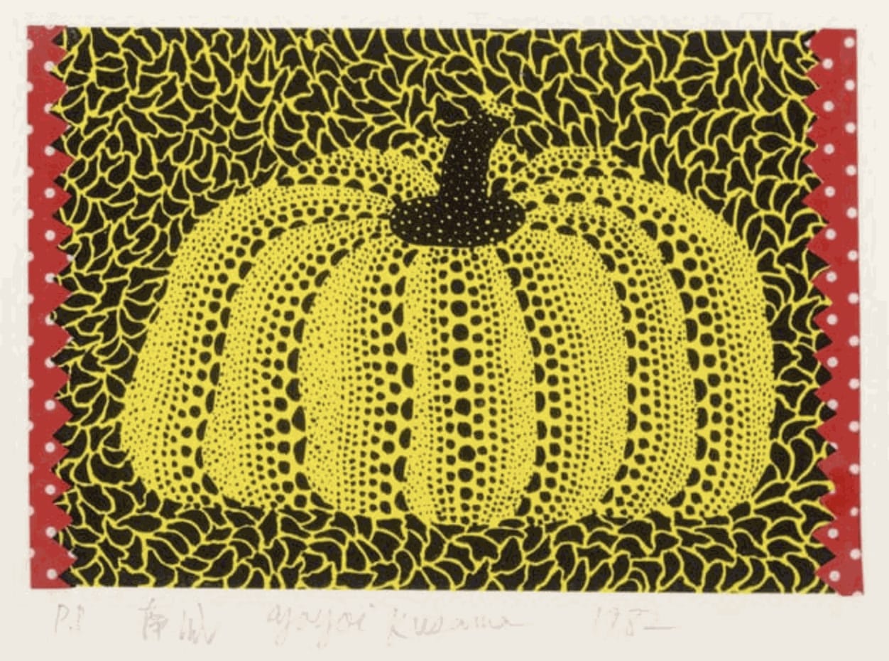 Yayoi Kusama pumpkin 