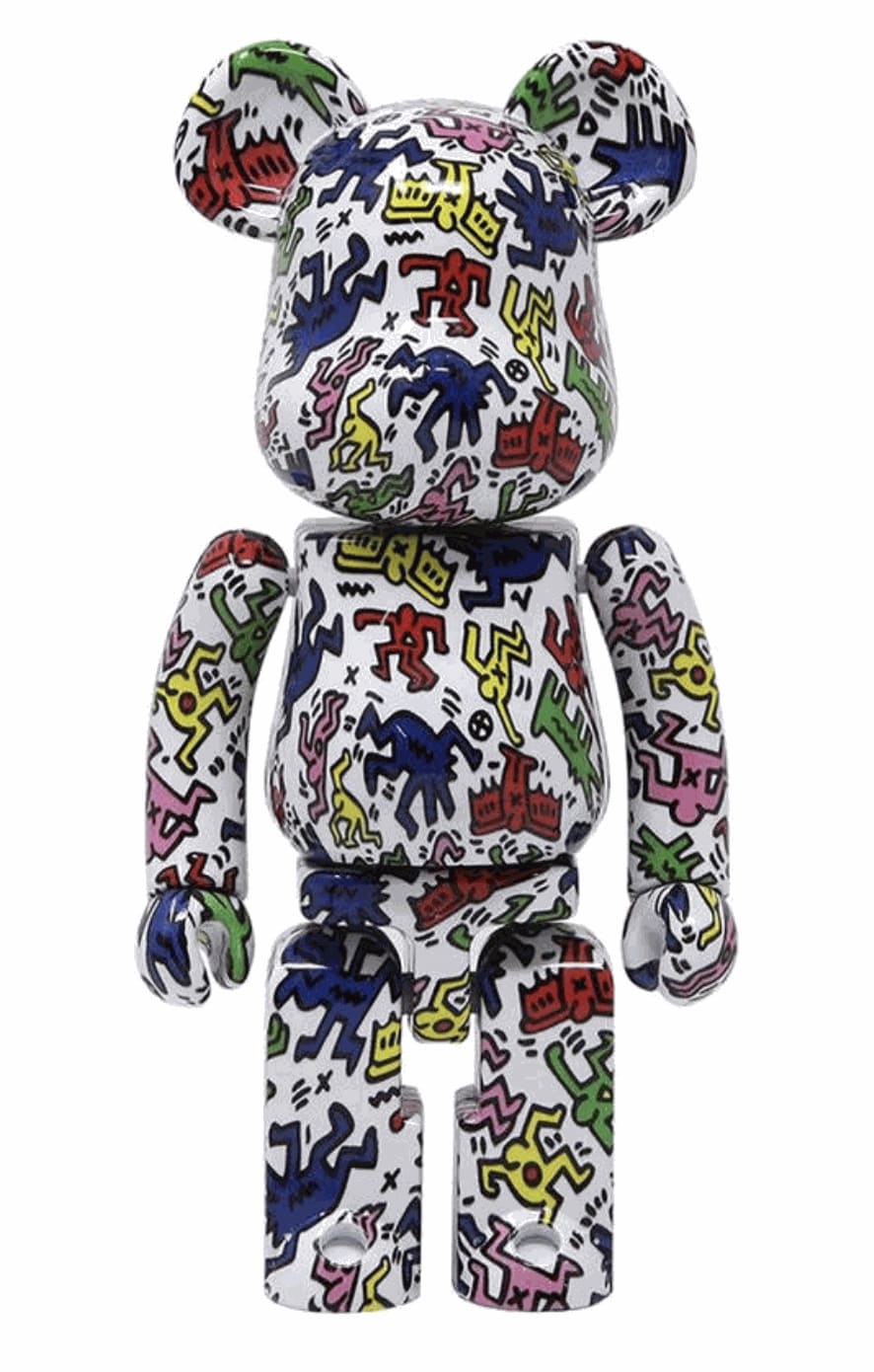 BEARBRICK X KEITH HARING 200%, 2021 Painted cast vinyl from 5Art Gallery