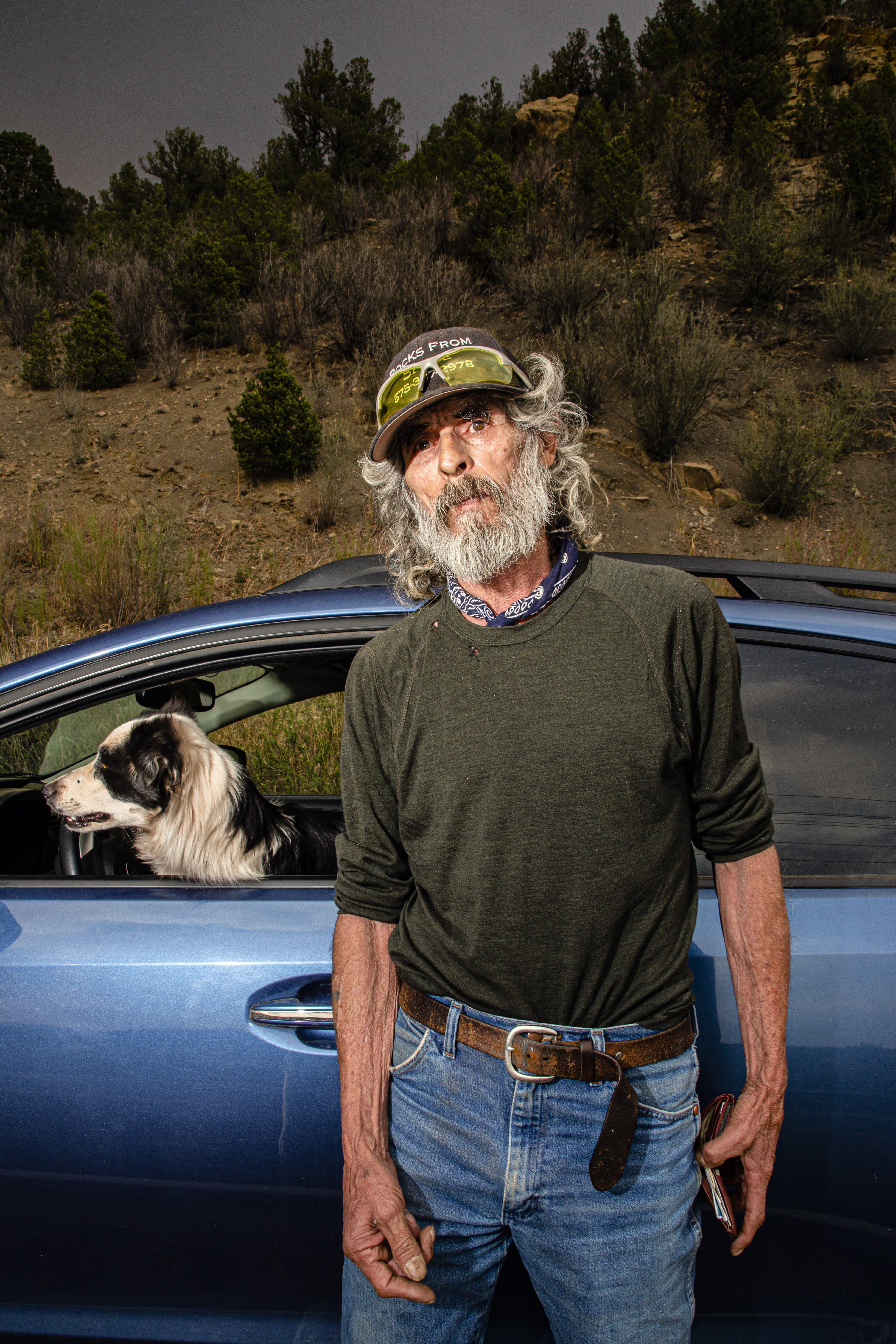 NM Wildfire Portrait Photograph by Eric Cousineau