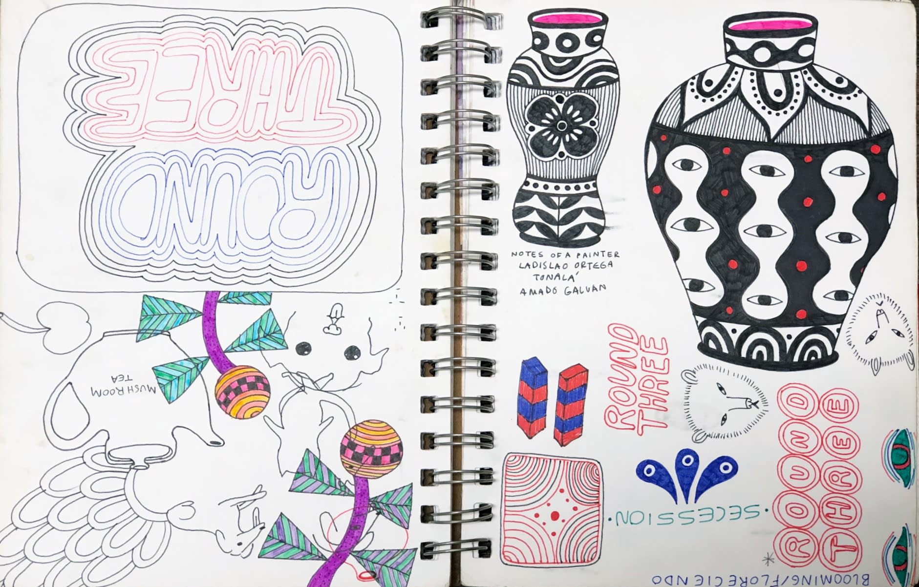 Sketchbook Illustration by Ceramicist Gabriela Gabo Martini