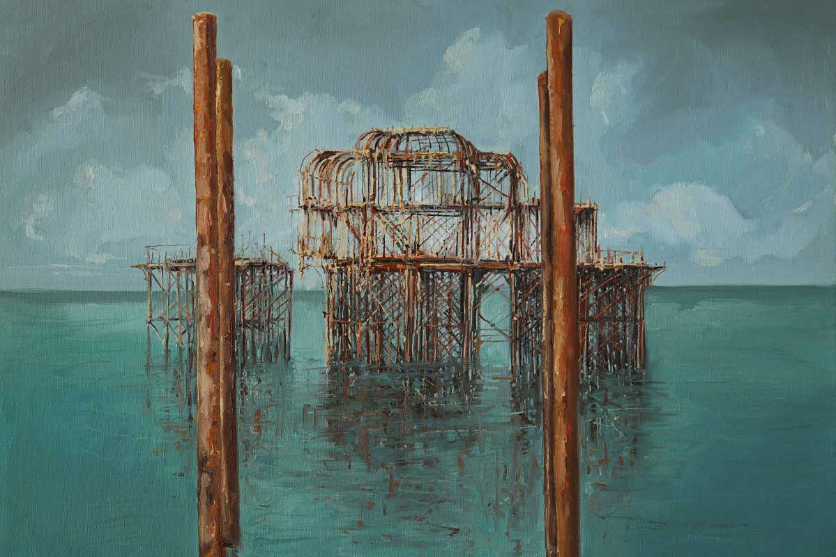 Gerard Byrne 'Fragility of Life' West Pier Brighton & Hove, UK