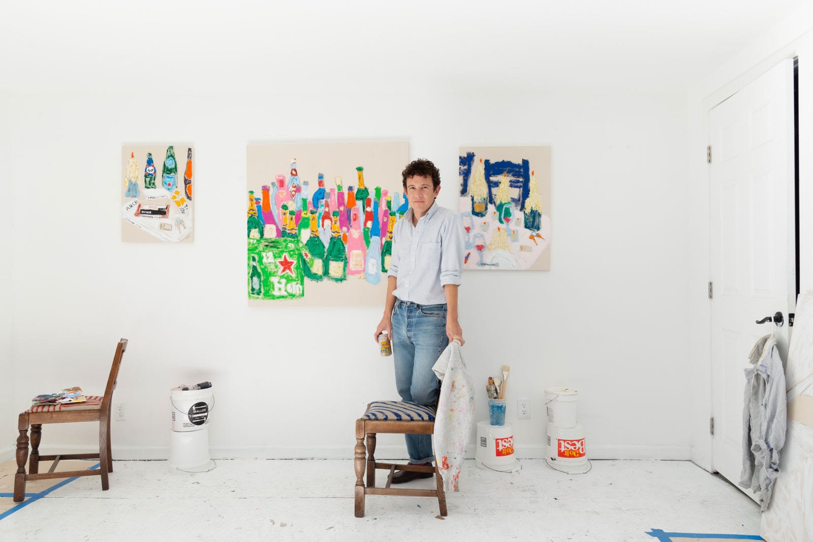 Michael McGregor in his studio 