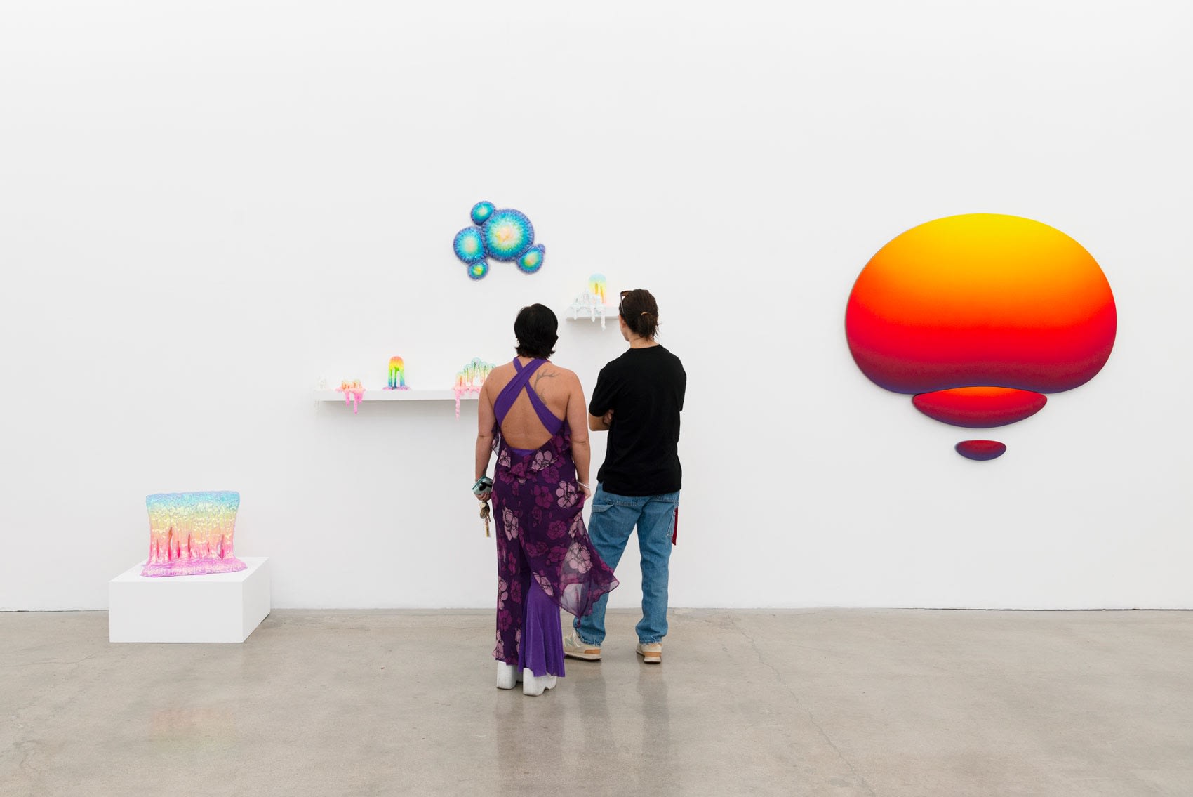 Installation photo of Ripple Effect from opening reception