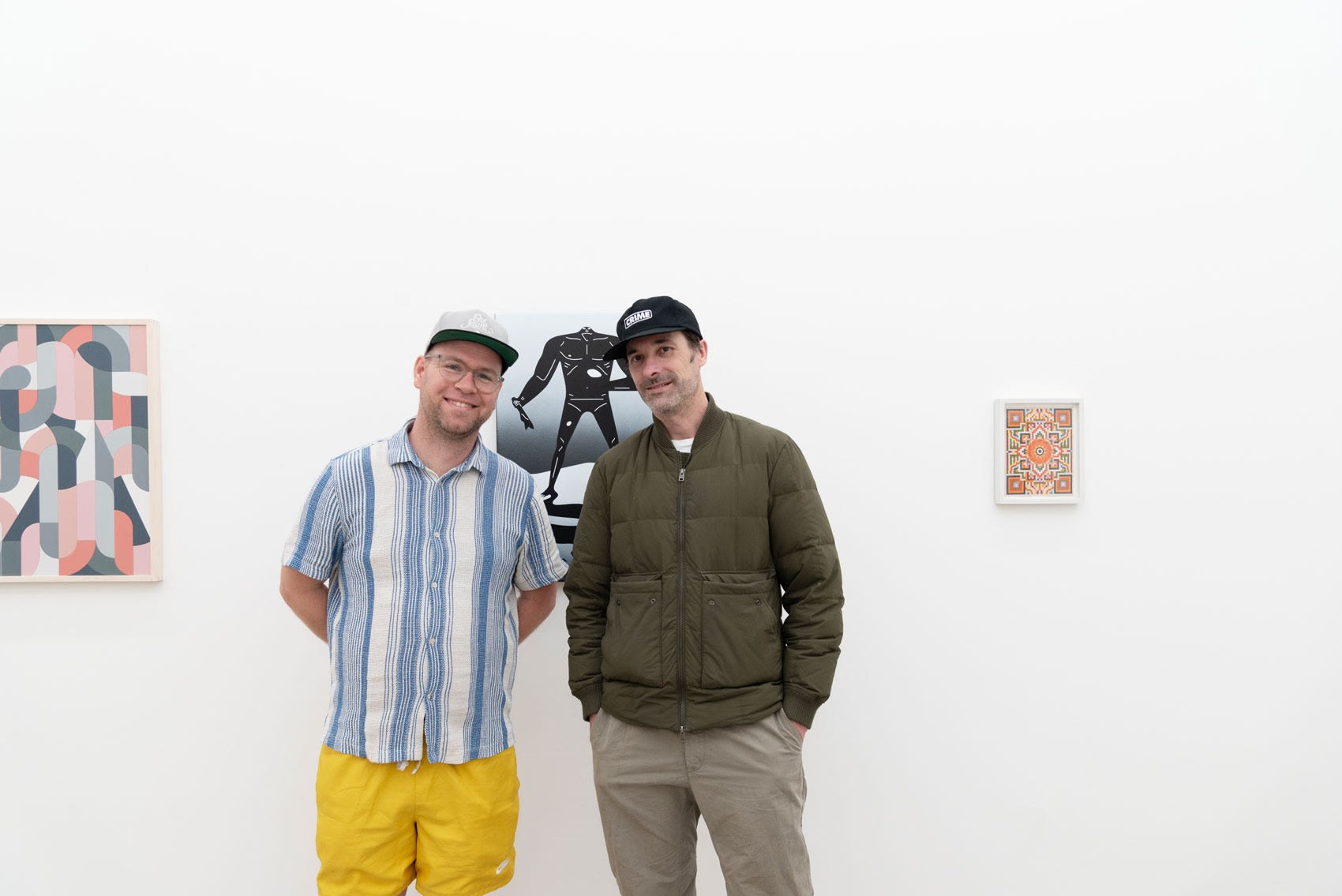 Artist Cleon Peterson and curator Jeroen Smeet of The Jaunt 
