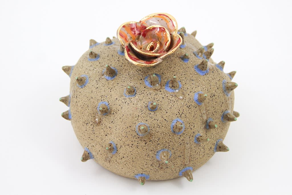 beige spiked sculpture from Jen Dwyer