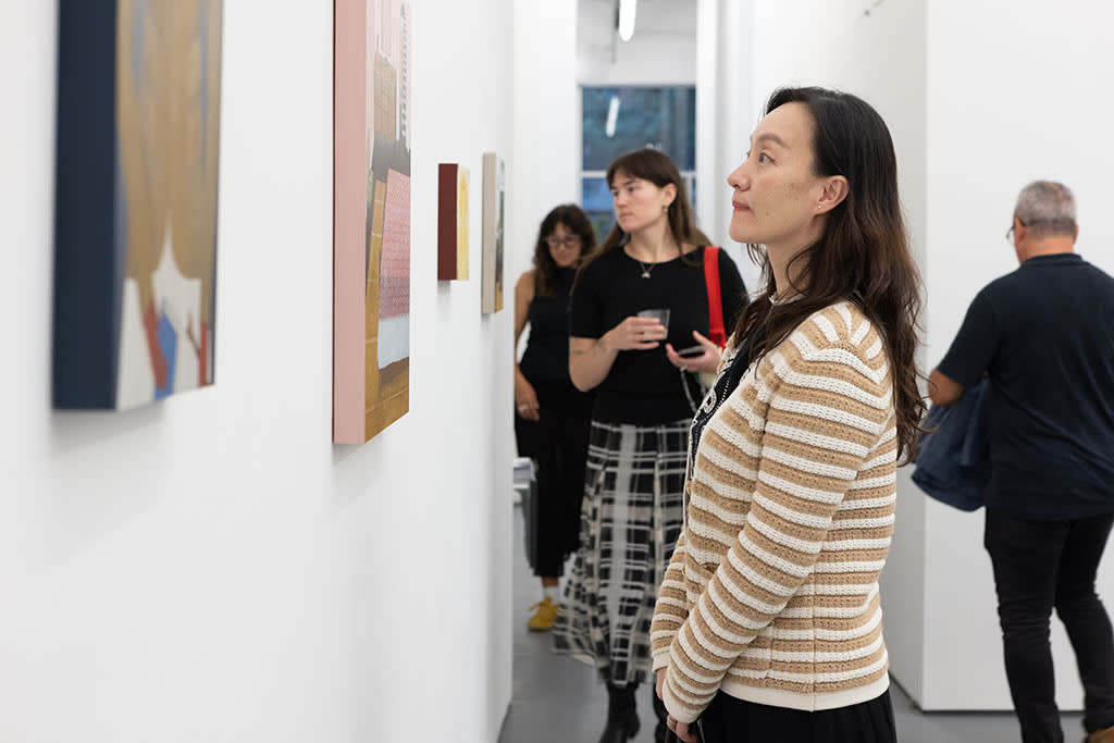 people at the opening of Angela Burson's 