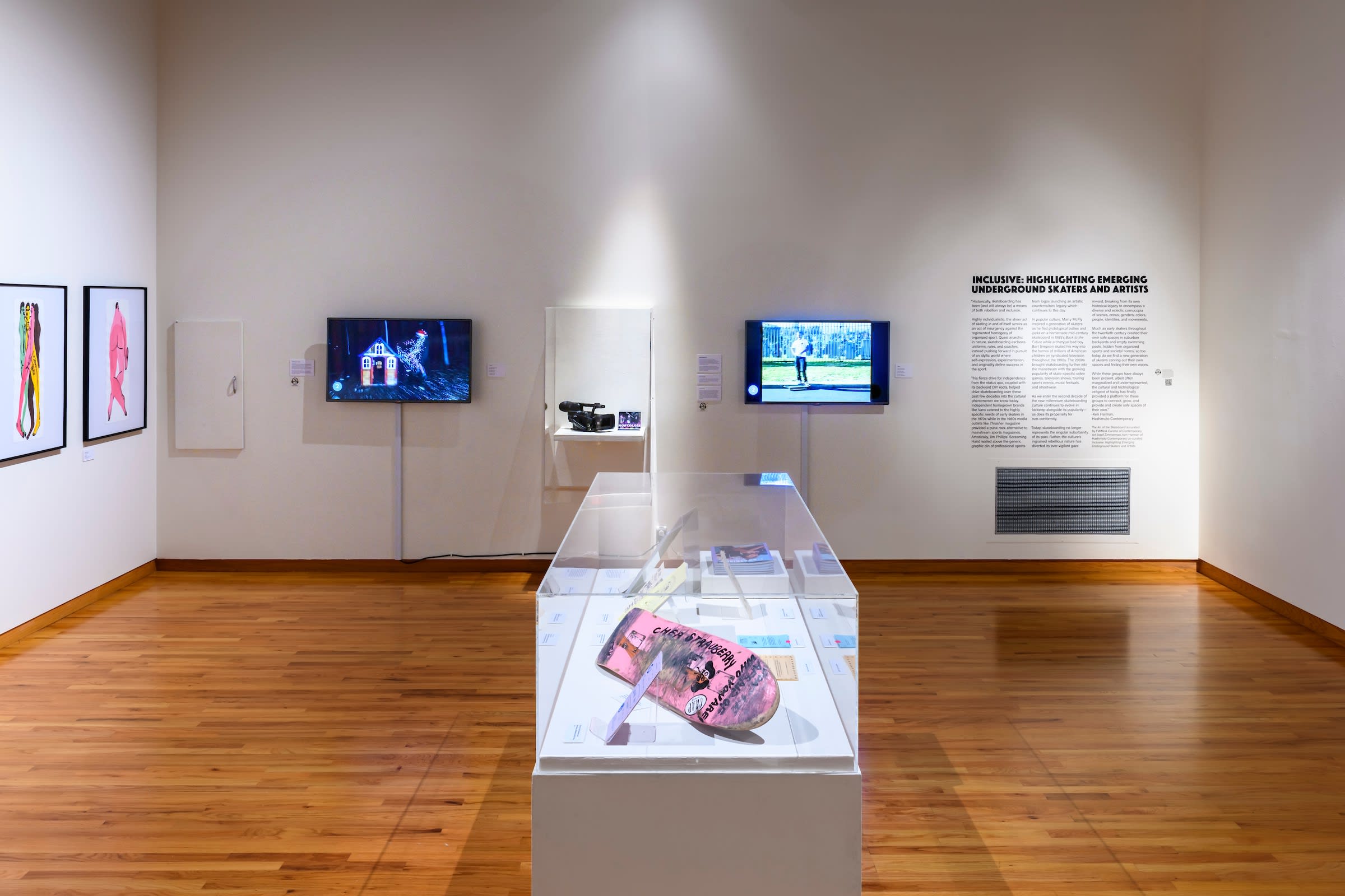 Installation view: Inclusive exhibition at the Fort Wayne Museum of Art.