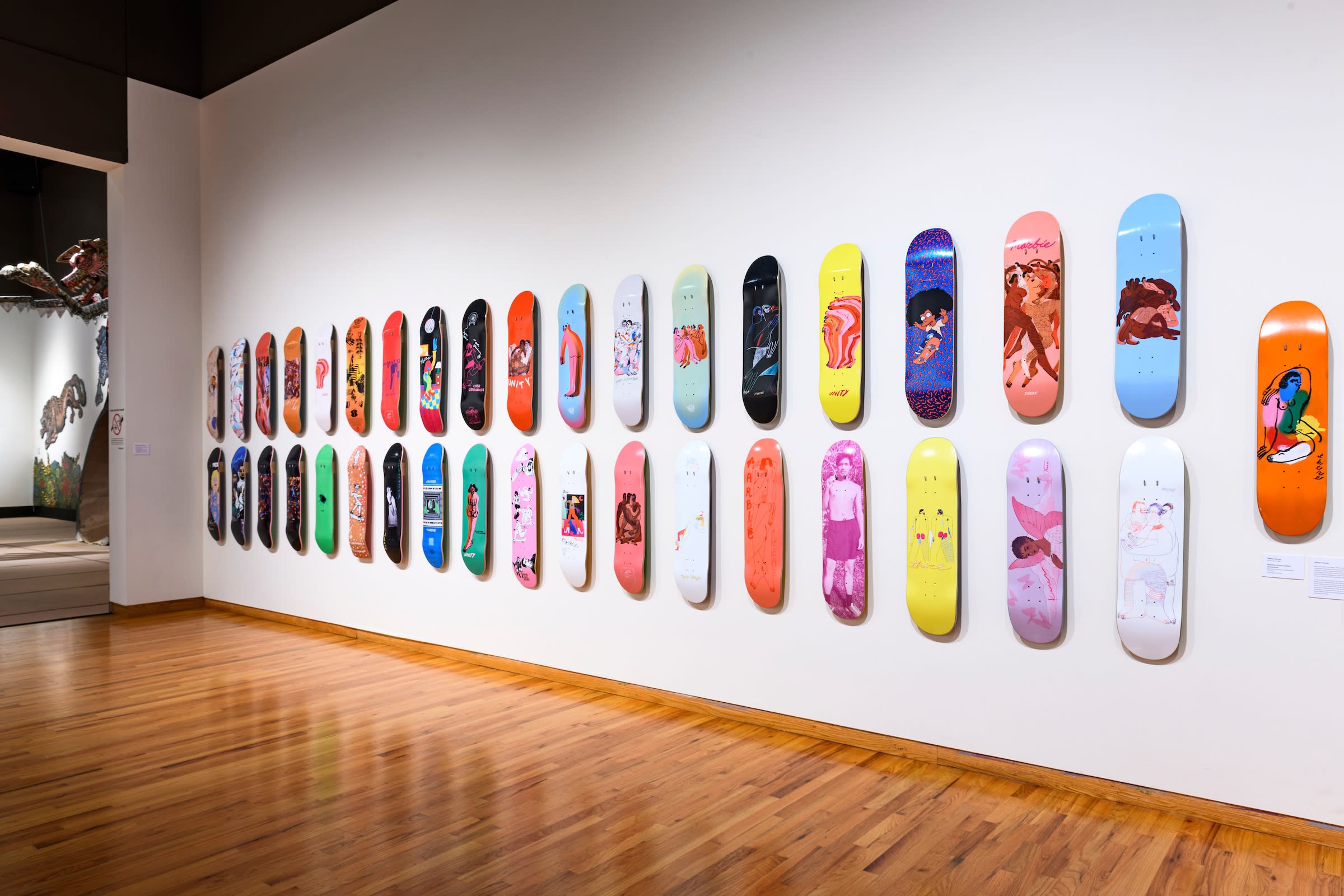 Installation view: Inclusive exhibition at the Fort Wayne Museum of Art.