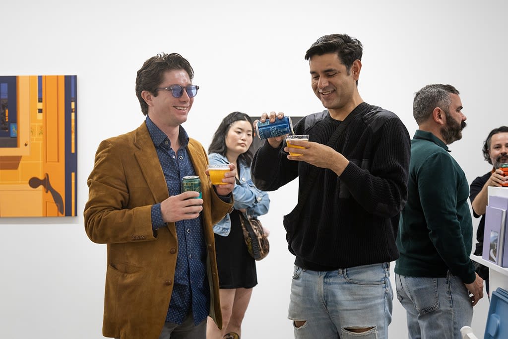 Image from the opening reception of artist Adrian Kay Wong's latest solo exhibition