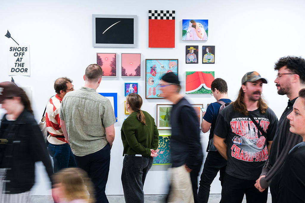 Photo of the opening reception for 