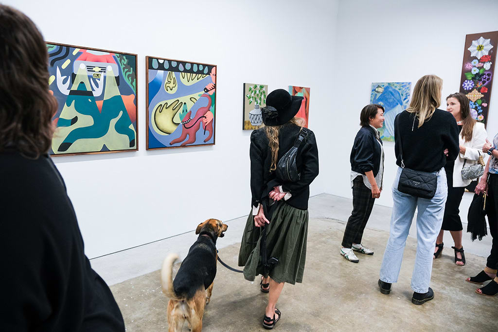 Photo of the opening reception for 