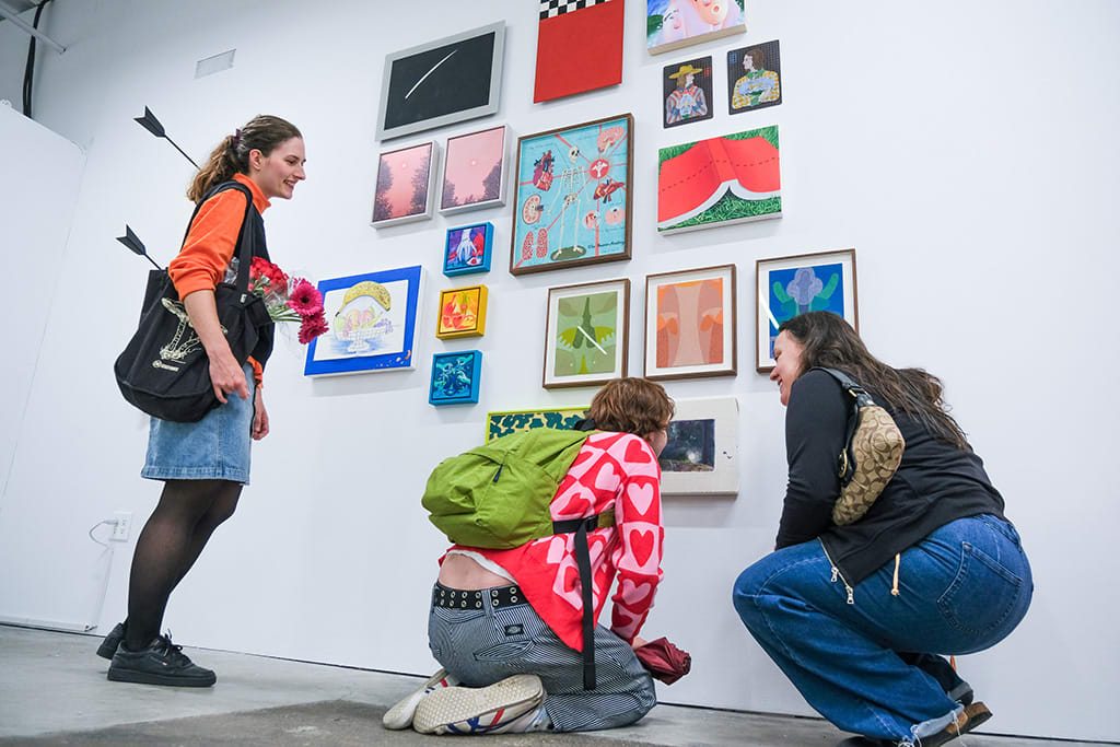 Photo of the opening reception for 