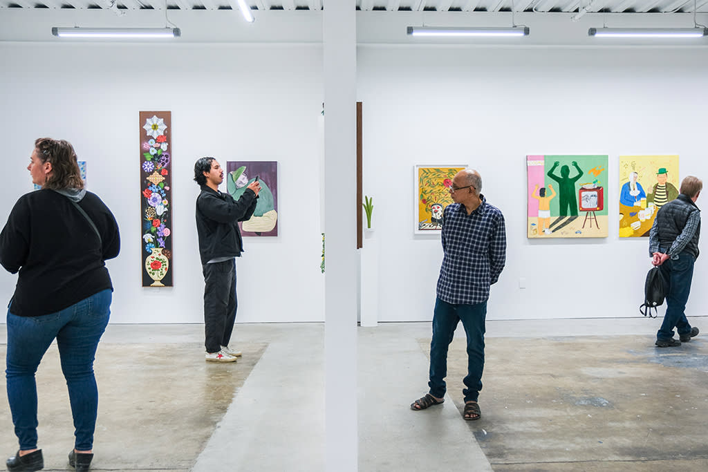 Photo of the opening reception for 