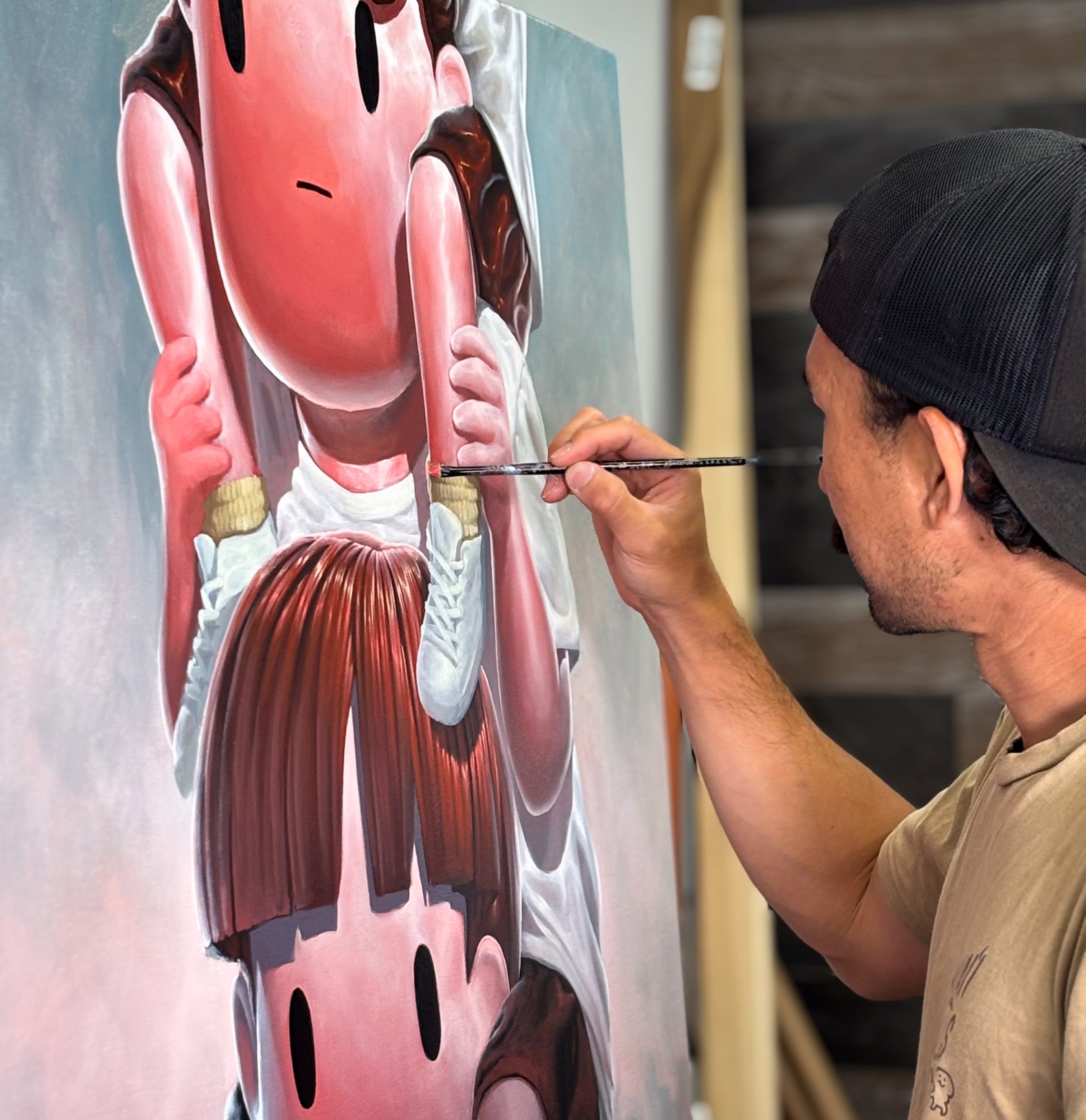Darren of Giorgiko painting